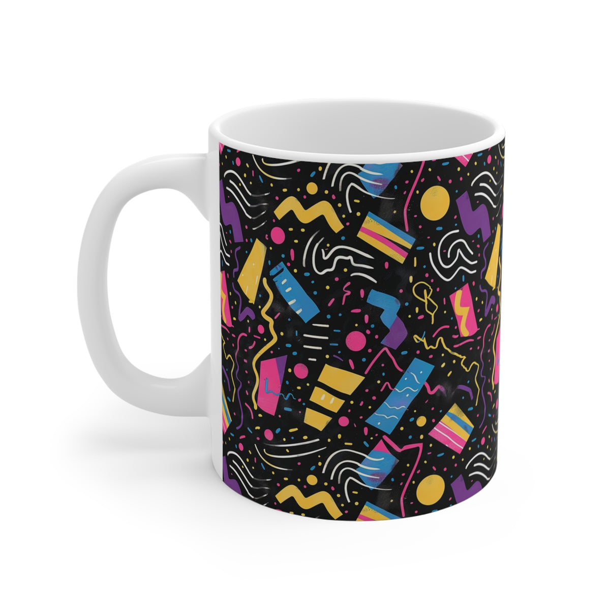 90s Retro Coffee Mug - Full Wrap Design 521