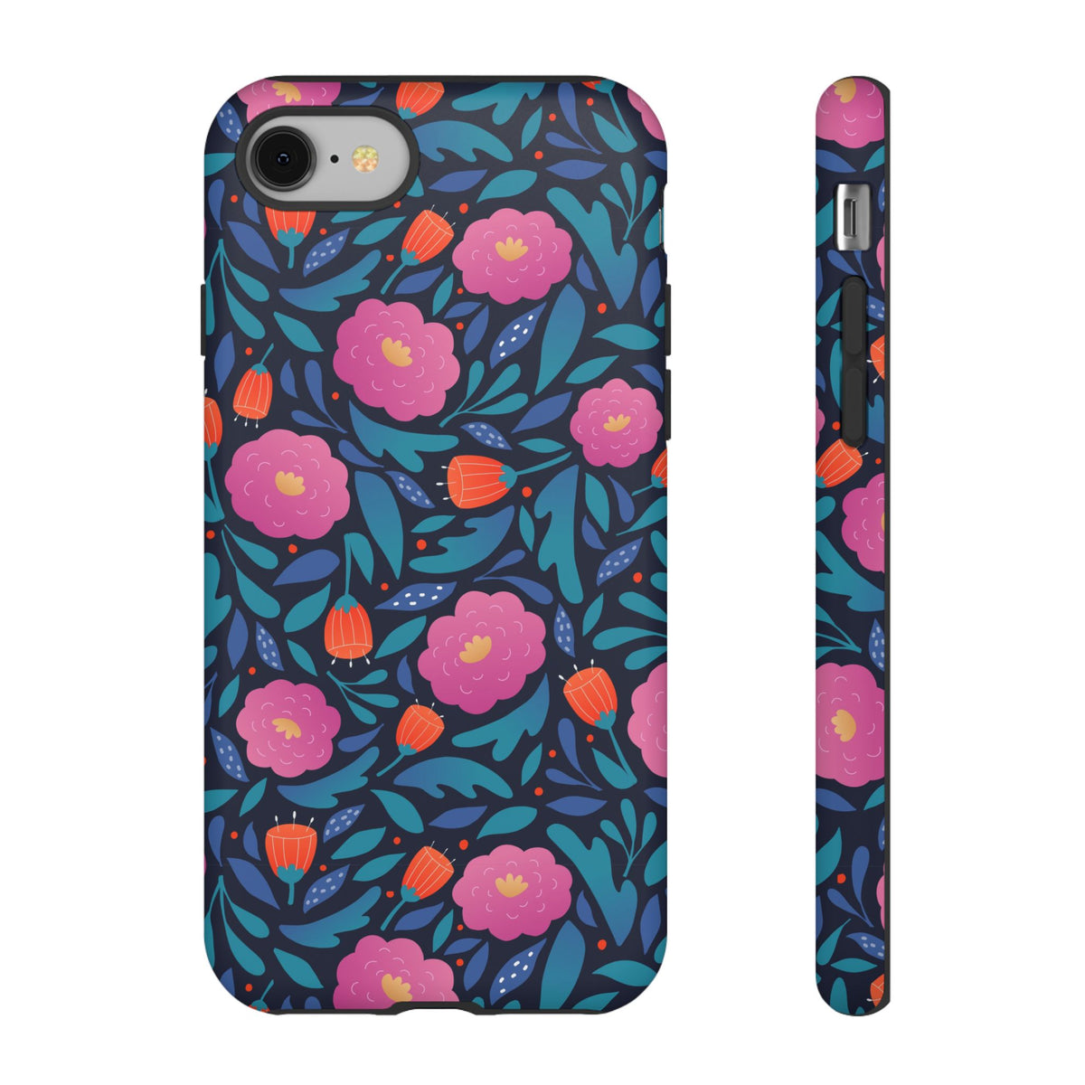 Colorful Little Flower Design Phone Case – Bright and Cheerful Floral Phone Cover 2