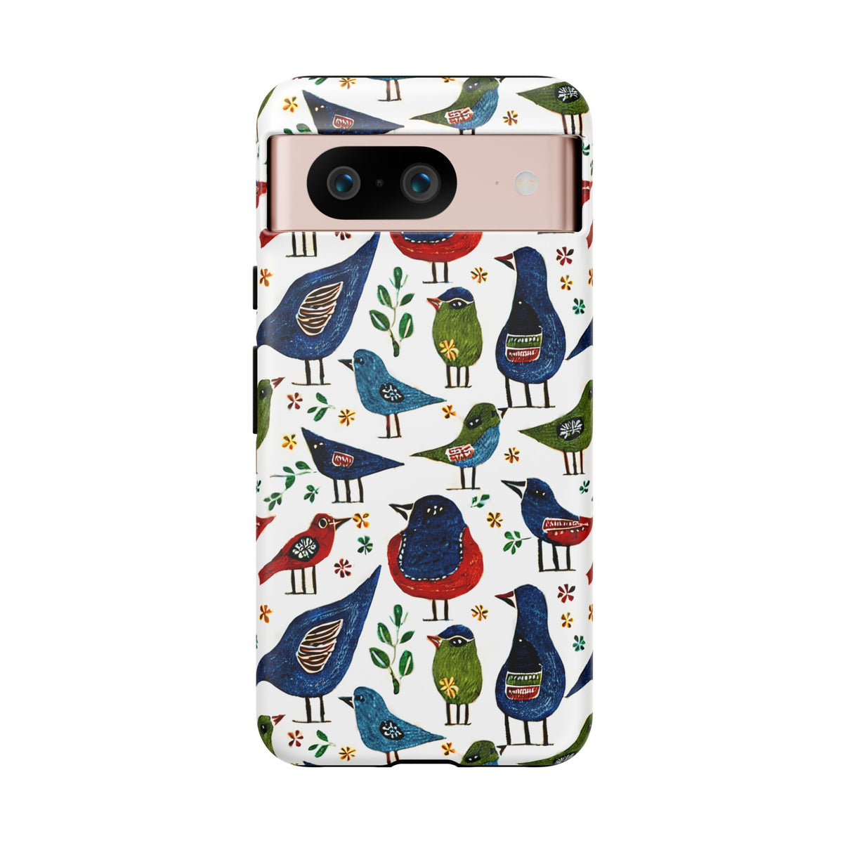 Birds Seamless Pattern Phone Case – Elegant and Timeless Avian Design 12