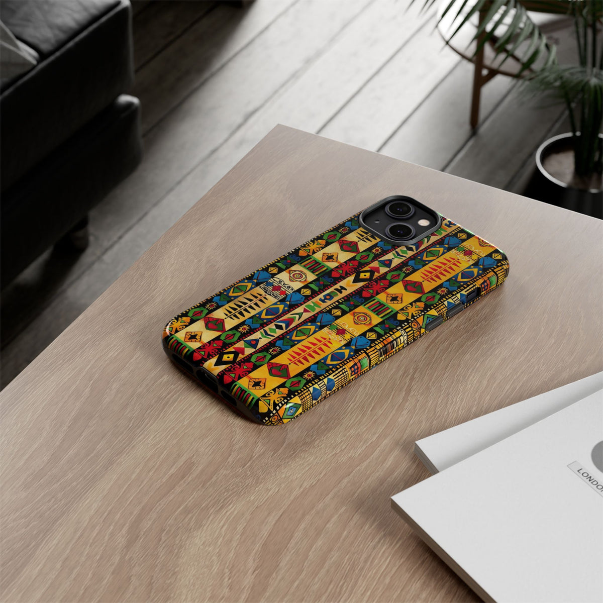 Stylish African Pattern Phone Case – Unique and Vibrant Protection 163