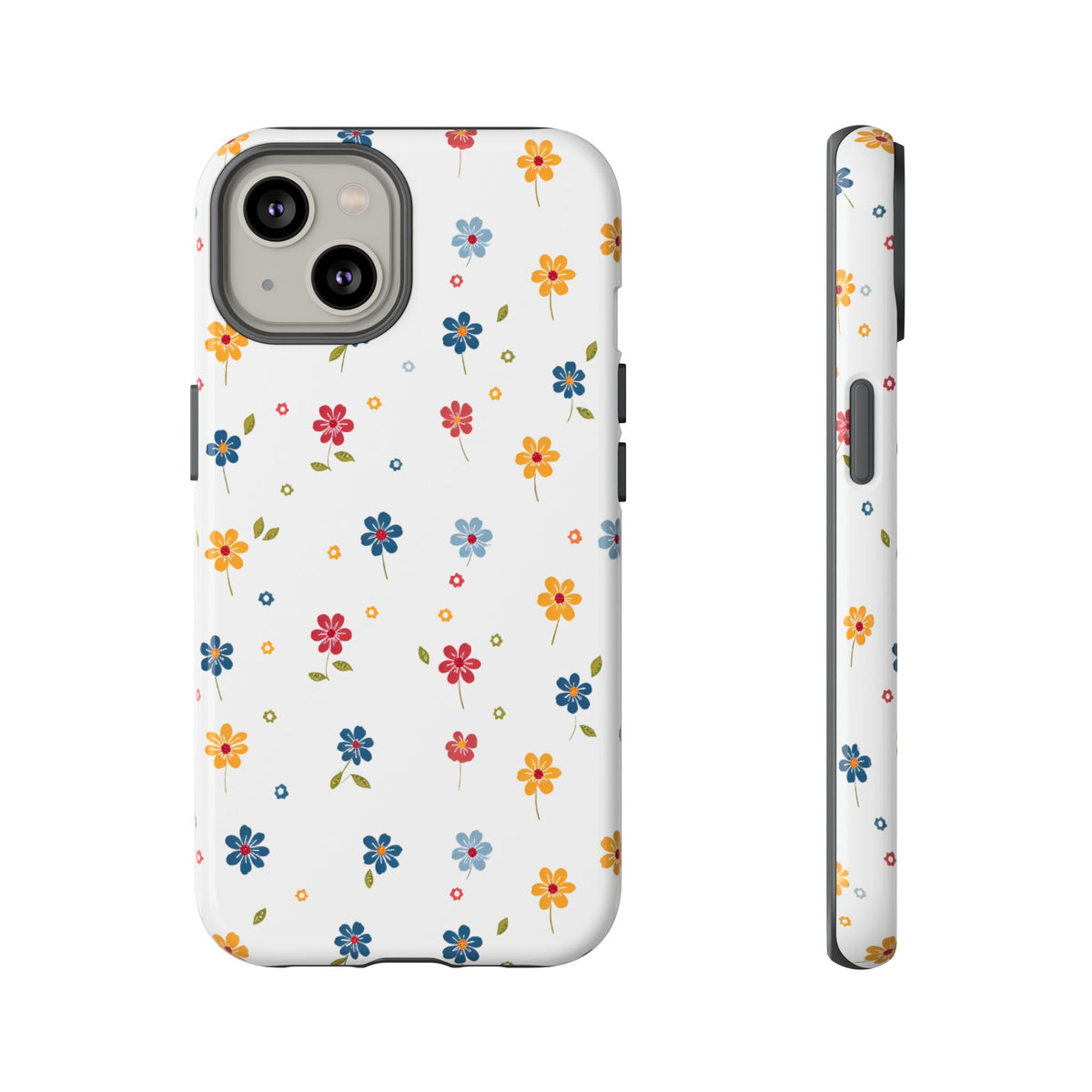 Wild Flowers Garden Stitch Phone Case – Nature-Inspired Floral Design