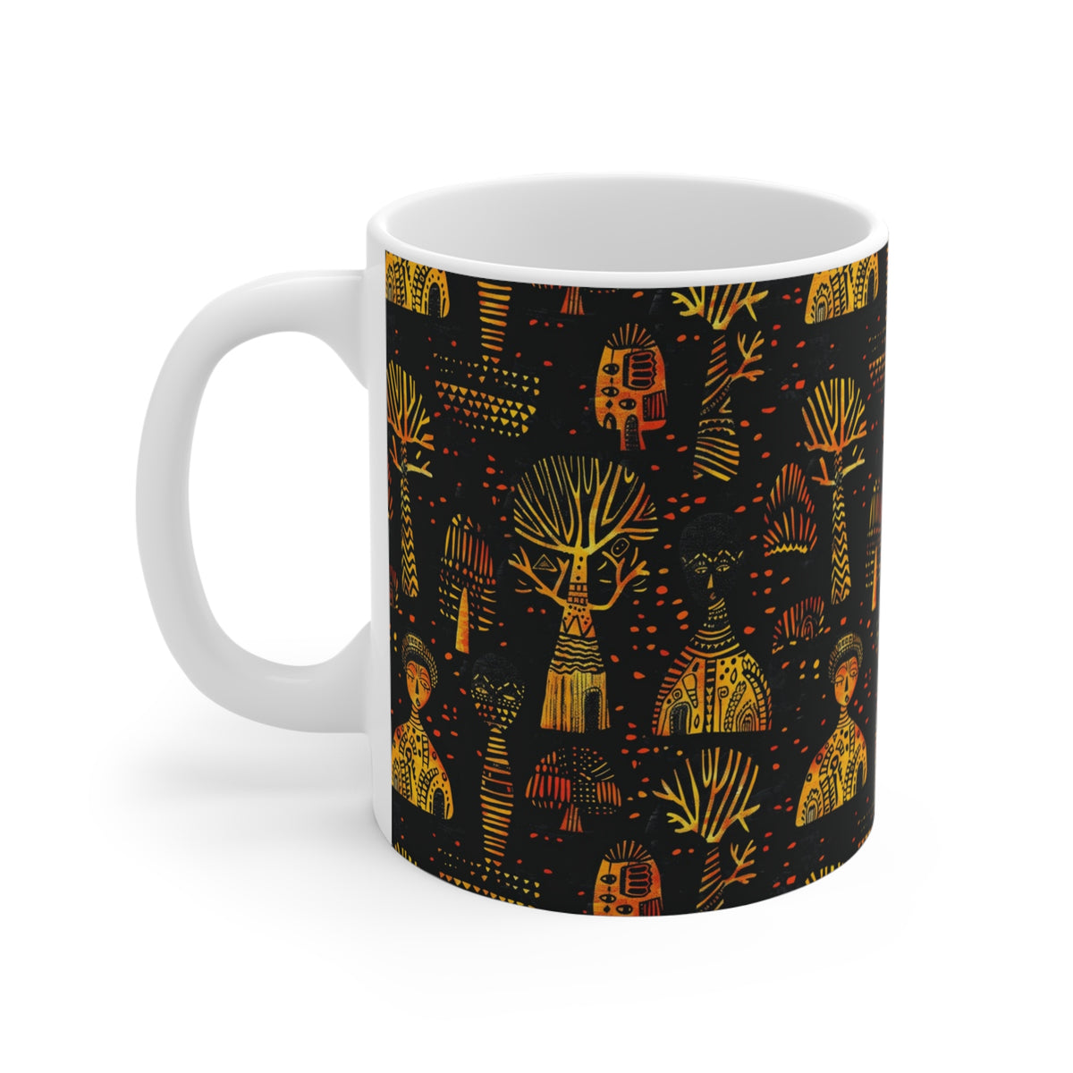 All-Over African Pattern Coffee Mug 605