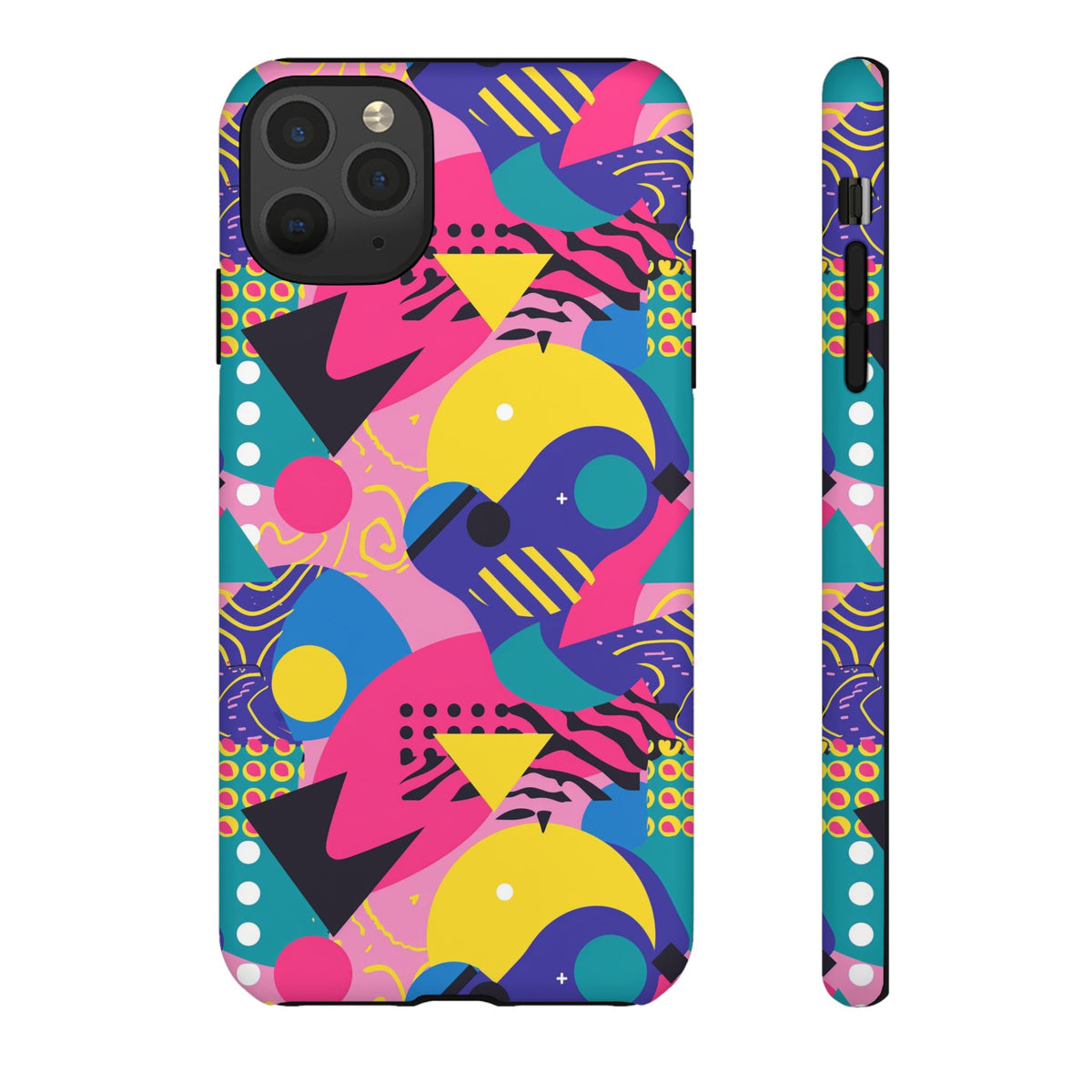 90s Themed Seamless Pattern Phone Case – Embrace Retro Style and Protection 283