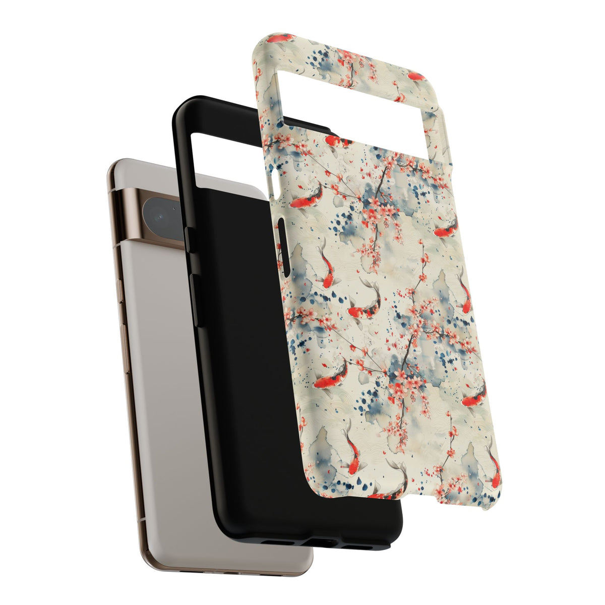 Japanese Pattern Phone Case – Elegant & Timeless Design for Your Phone 073