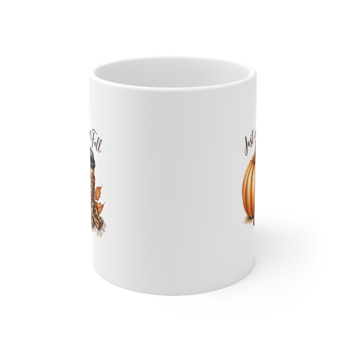 Just A Girl Ceramic Coffee Cups, 11oz