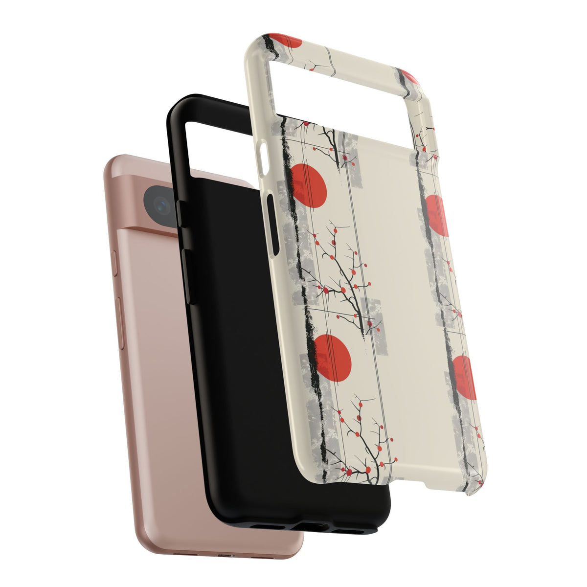 Japanese Pattern Phone Case – Elegant & Timeless Design for Your Phone 004