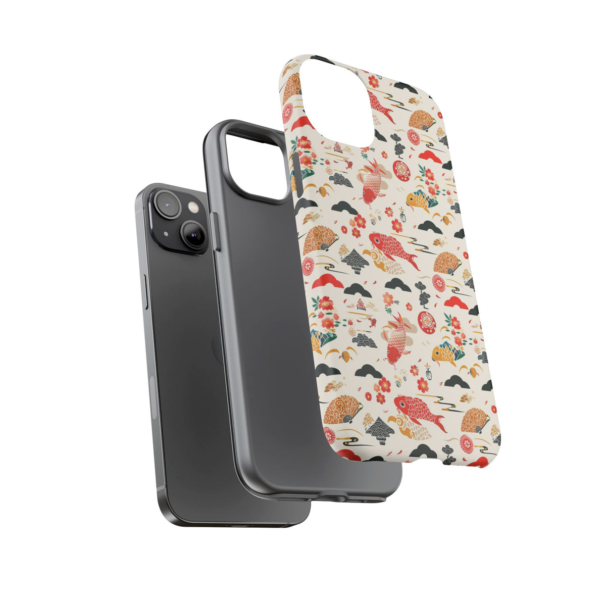 Japanese Pattern Phone Case – Elegant & Timeless Design for Your Phone 154