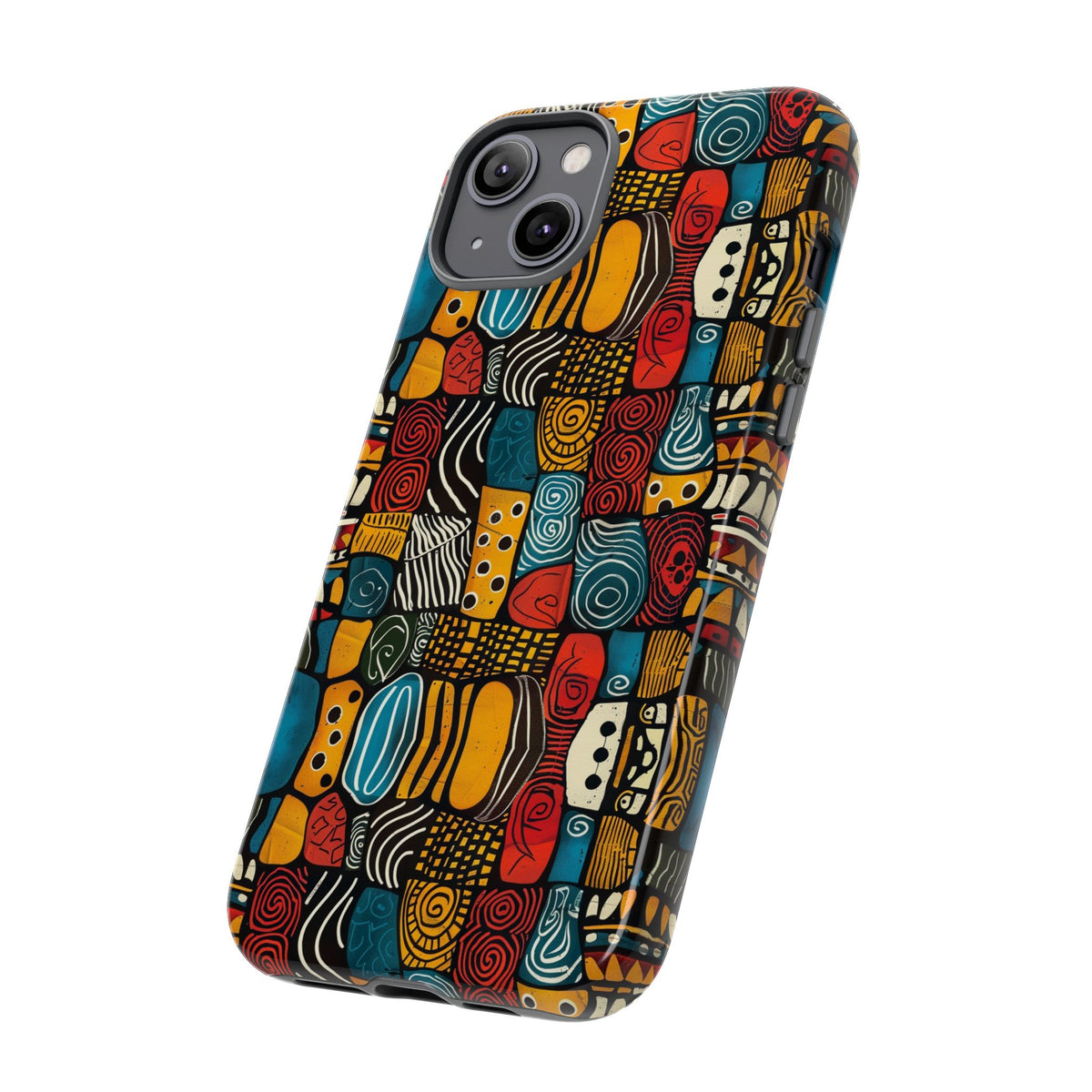 Stylish African Pattern Phone Case – Unique and Vibrant Protection 159