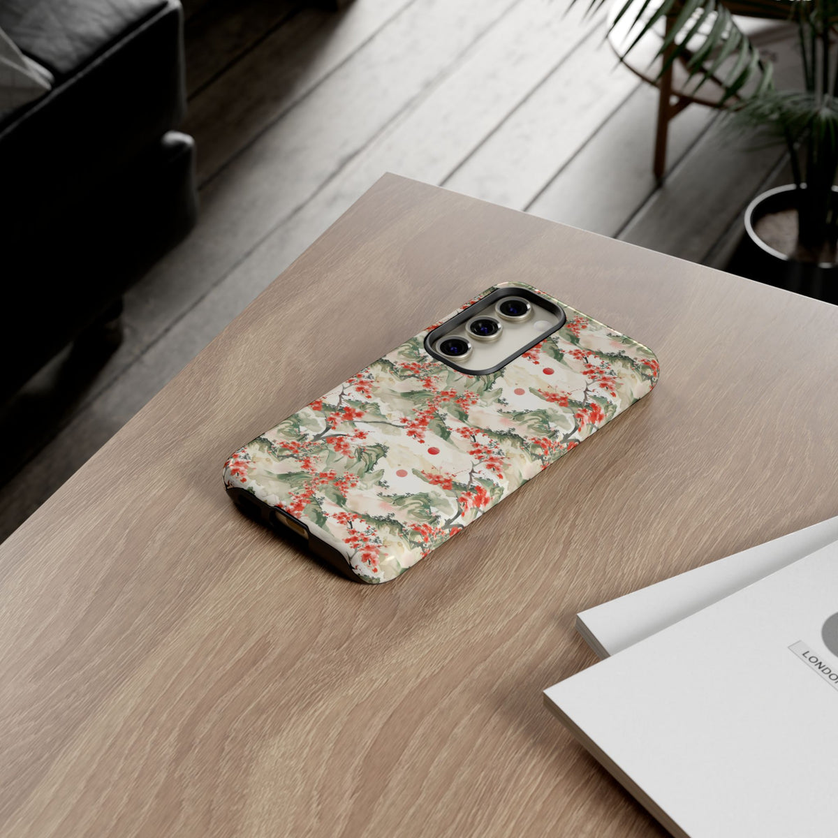 Japanese Pattern Phone Case – Elegant & Timeless Design for Your Phone 089