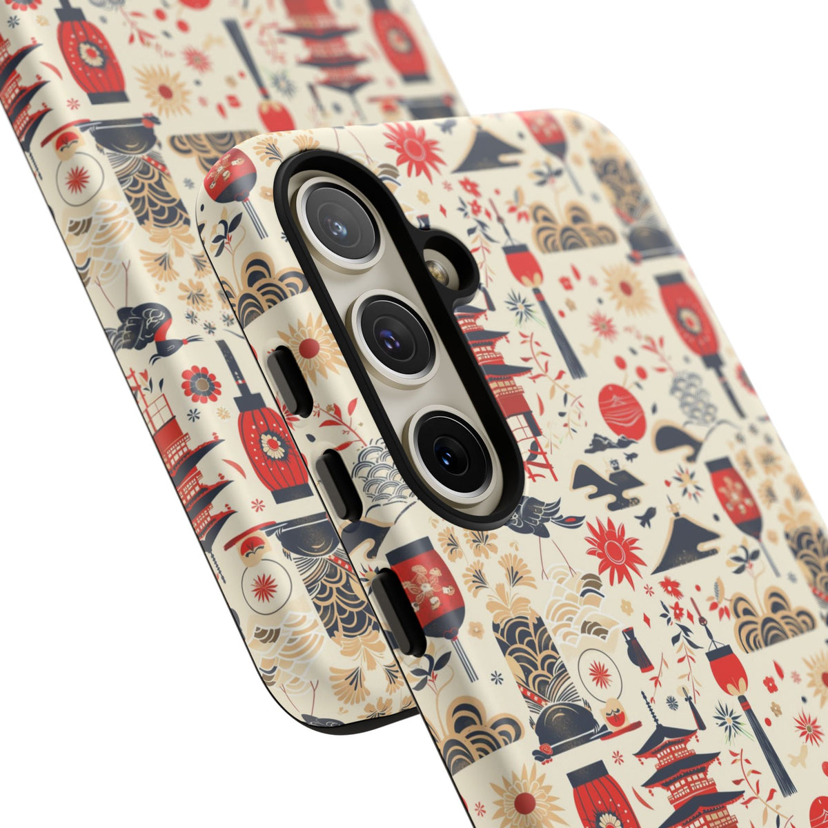 Japanese Pattern Phone Case – Elegant & Timeless Design for Your Phone 024