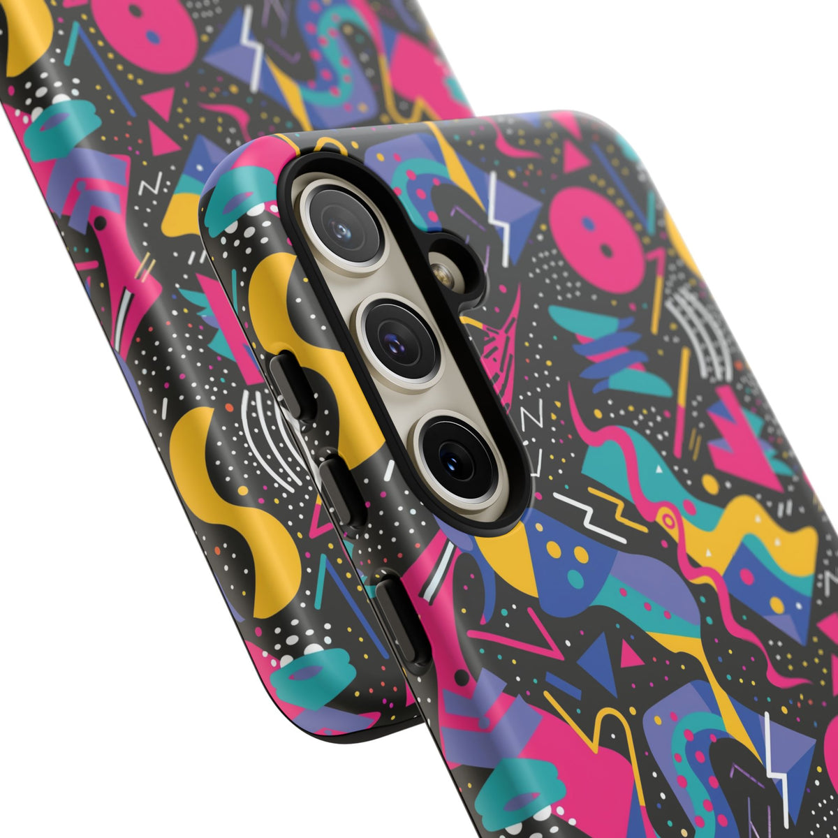 90s Themed Seamless Pattern Phone Case – Embrace Retro Style and Protection 302