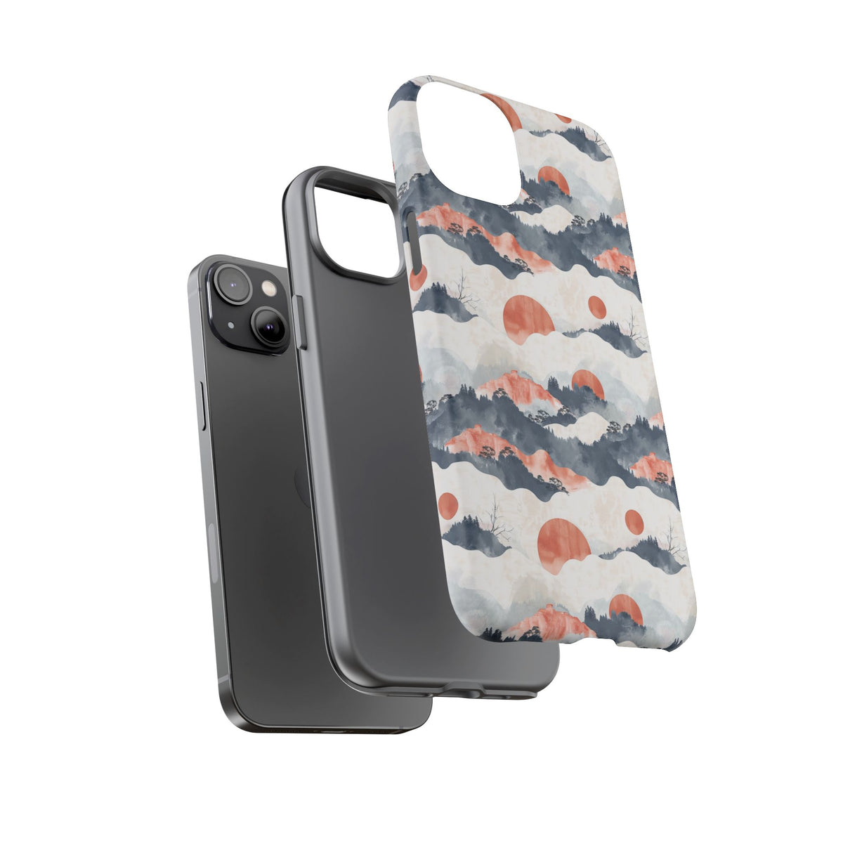 Japanese Pattern Phone Case – Elegant & Timeless Design for Your Phone 139