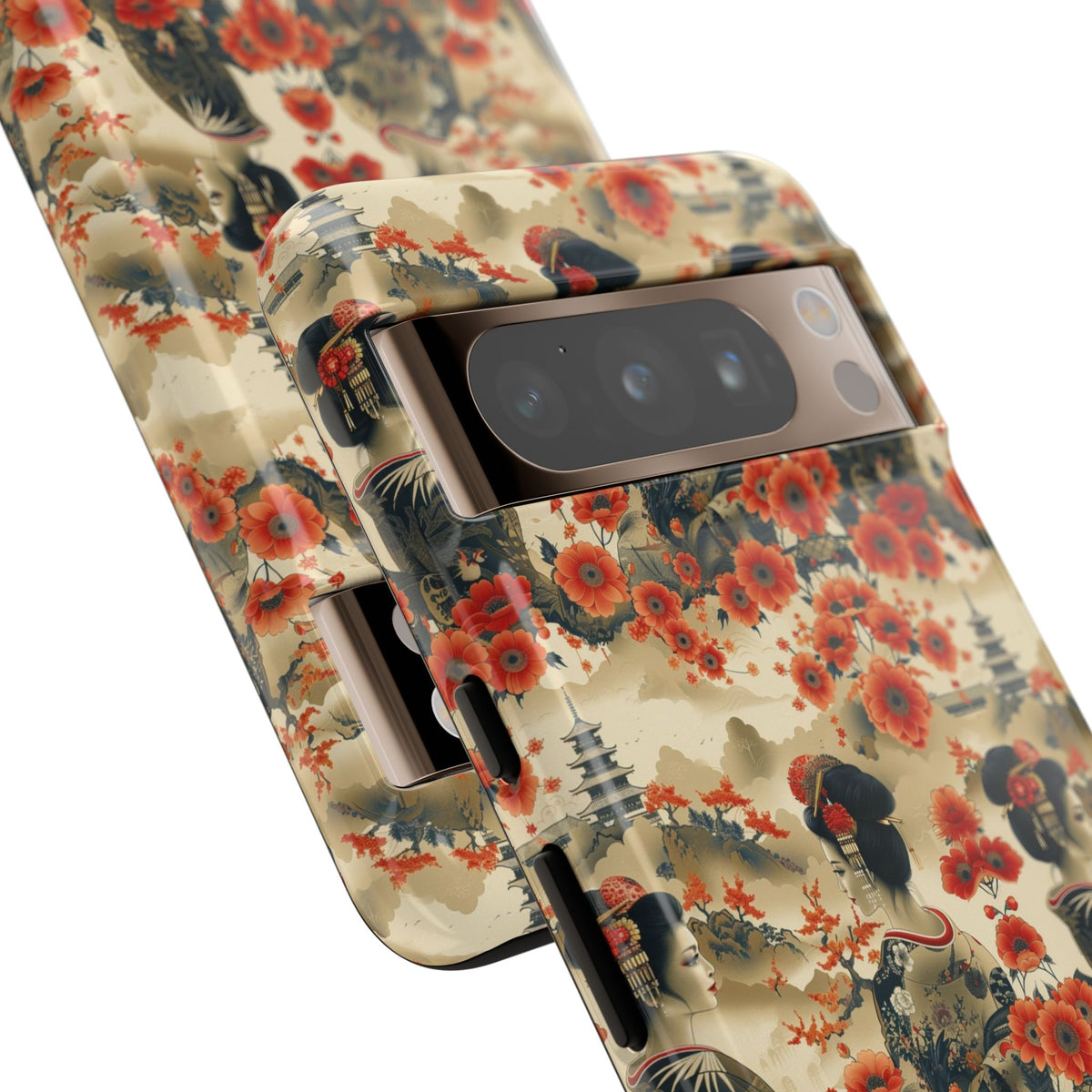 Japanese Pattern Phone Case – Elegant & Timeless Design for Your Phone 066