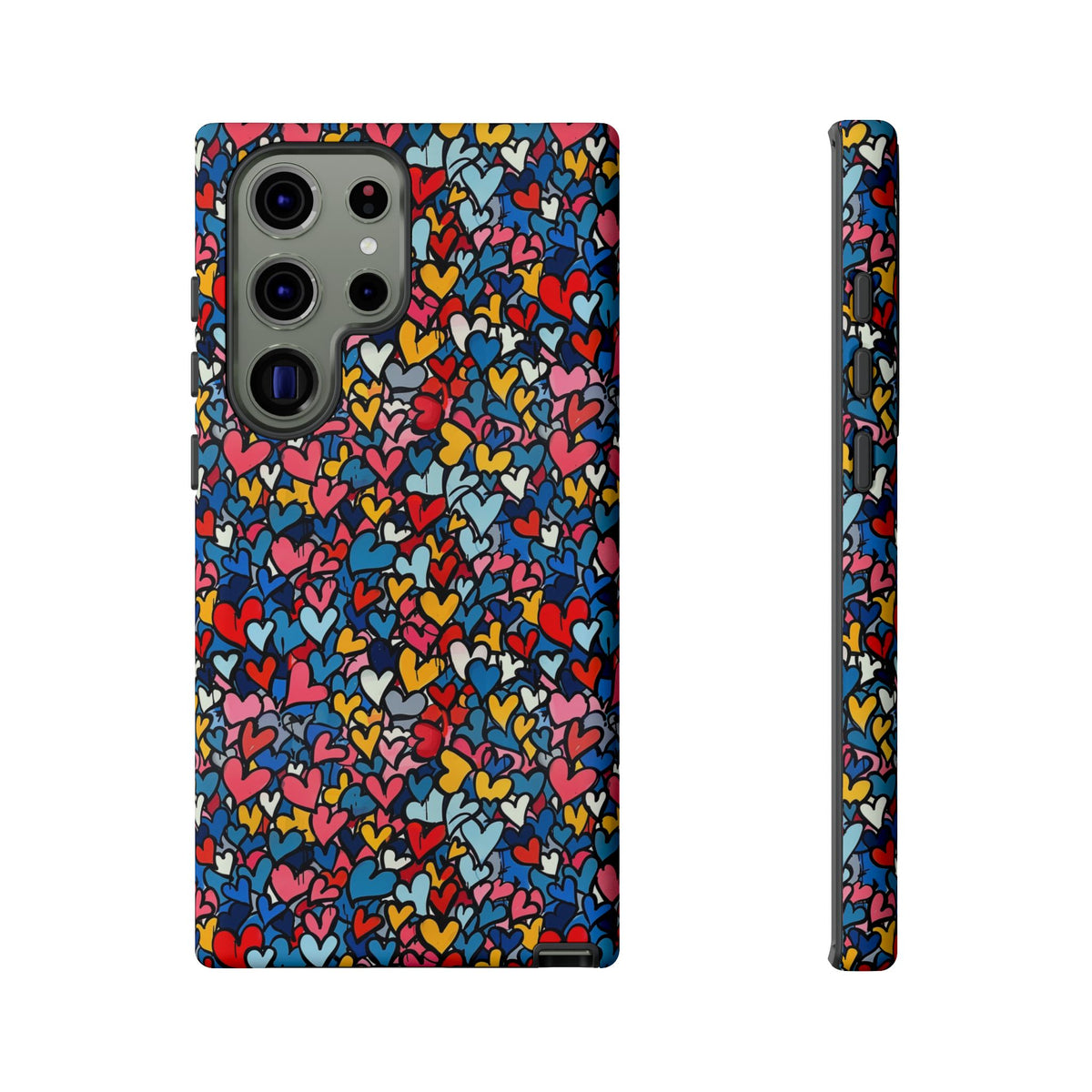 Heart Pattern Phone Case – Stylish & Loving Design for Your Device 820