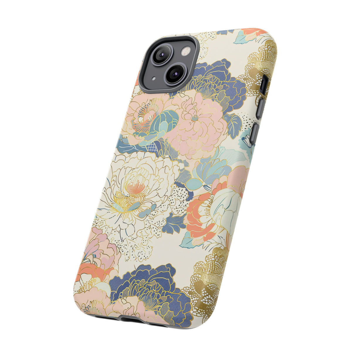 Japanese Blossom Asian Floral Design Phone Case – Elegant Floral Phone Cover 4