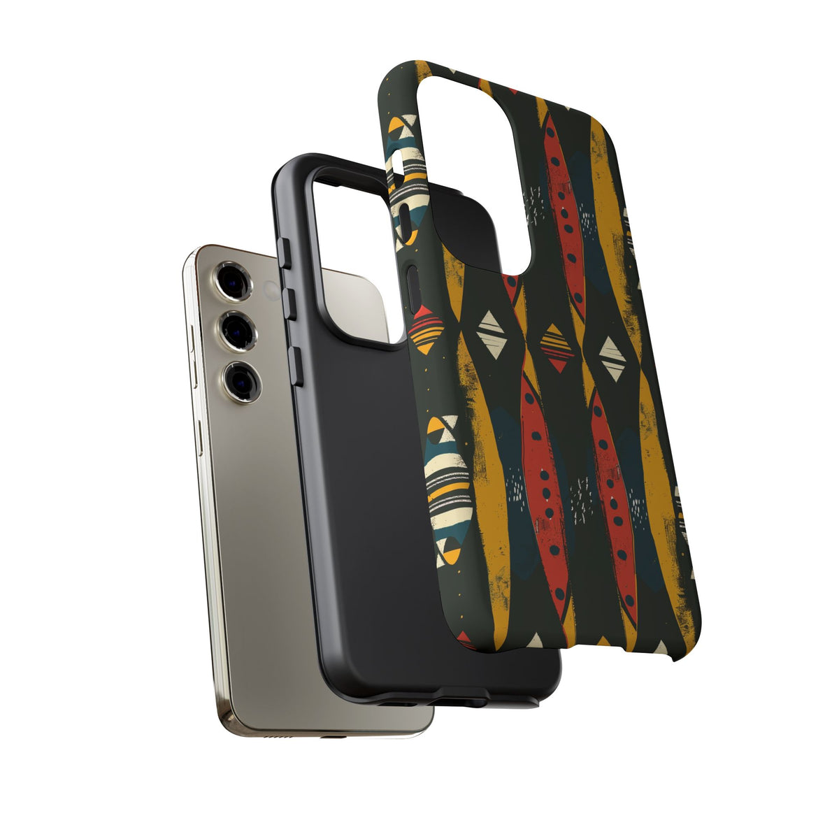 Stylish African Pattern Phone Case – Unique and Vibrant Protection 156