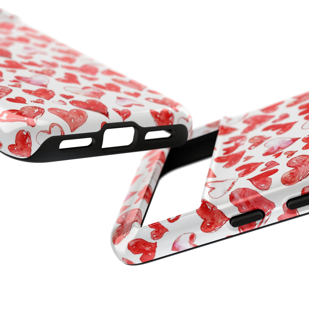 Heart Pattern Phone Case – Stylish & Loving Design for Your Device 813