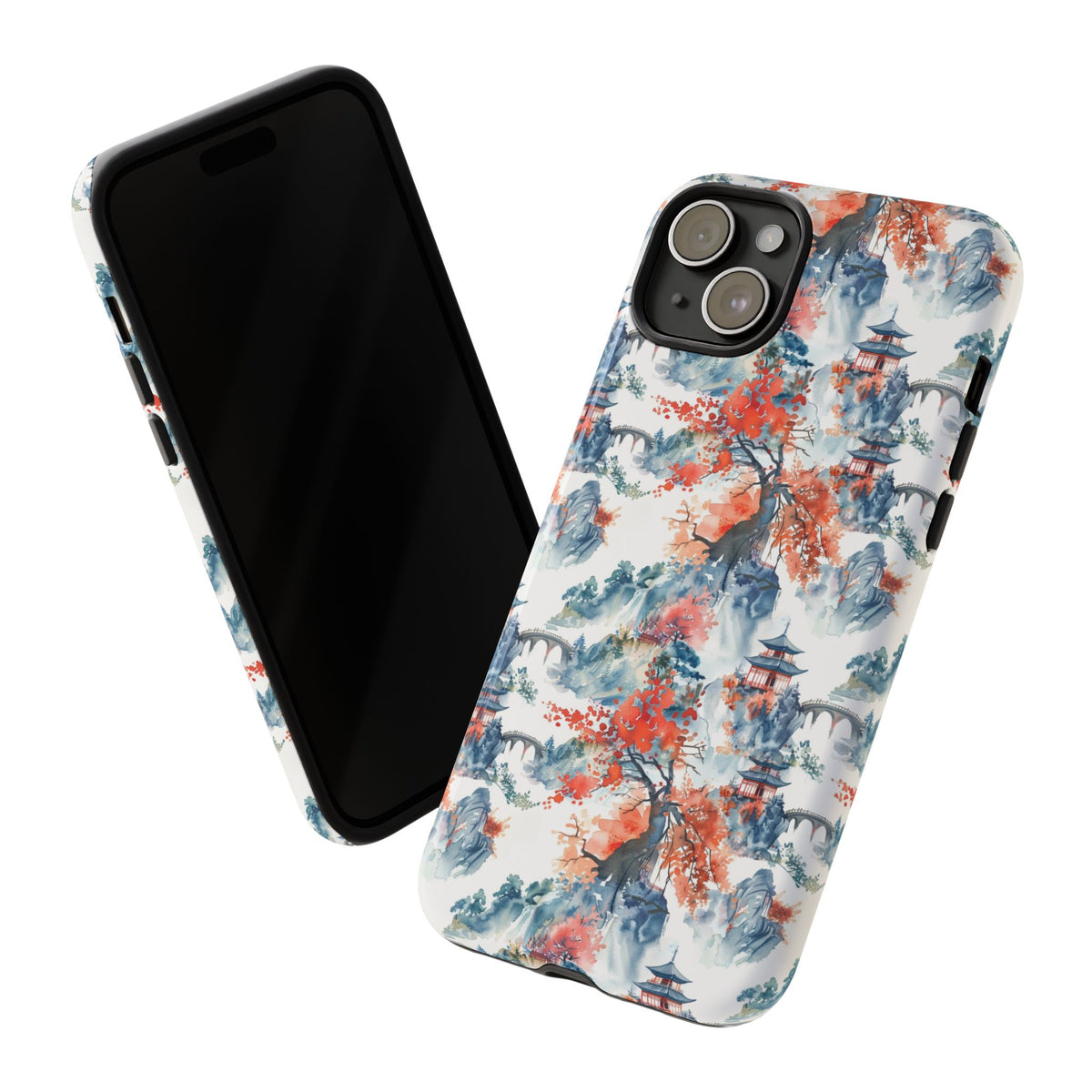 Japanese Pattern Phone Case – Elegant & Timeless Design for Your Phone 043