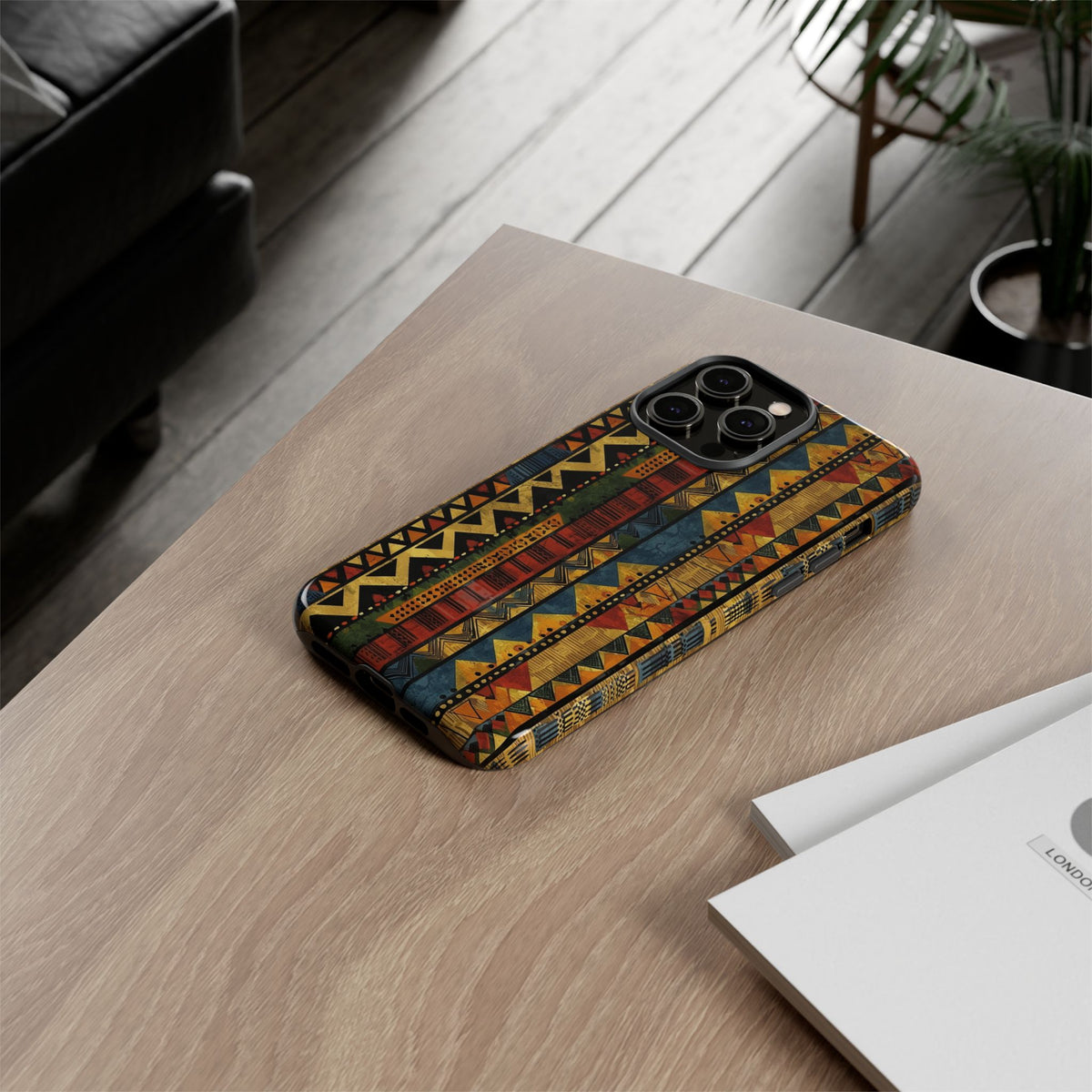 Stylish African Pattern Phone Case – Unique and Vibrant Protection 166