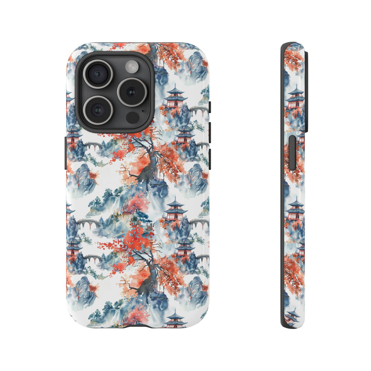 Japanese Pattern Phone Case – Elegant & Timeless Design for Your Phone 043