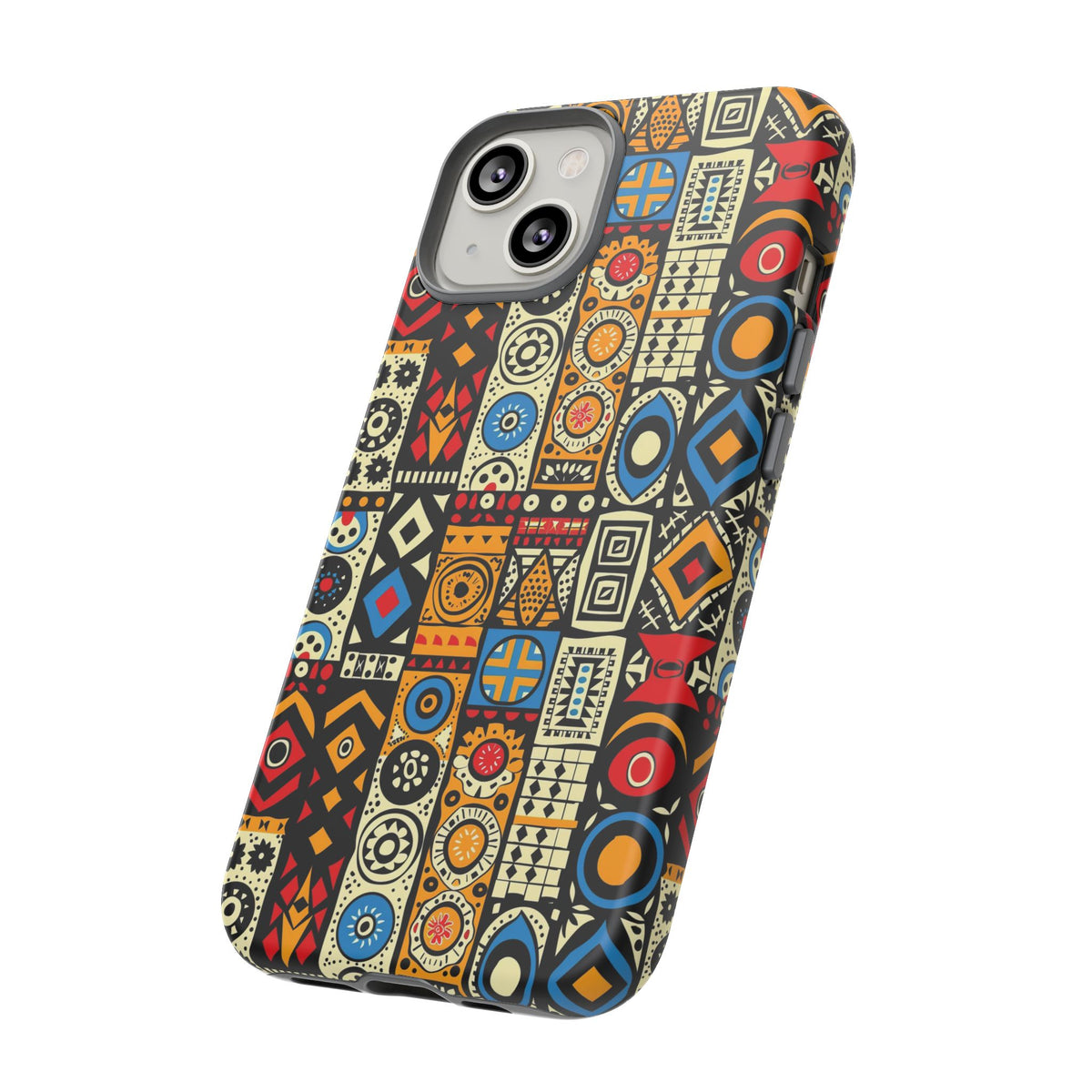 Stylish African Pattern Phone Case – Unique and Vibrant Protection 206