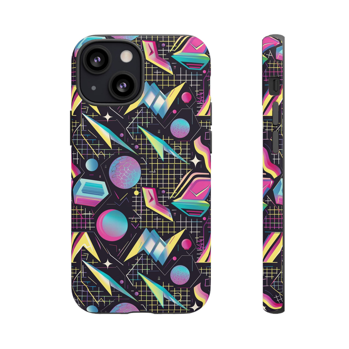 Retro 80s Seamless Phone Case – Vintage Style Meets Modern Protection 086