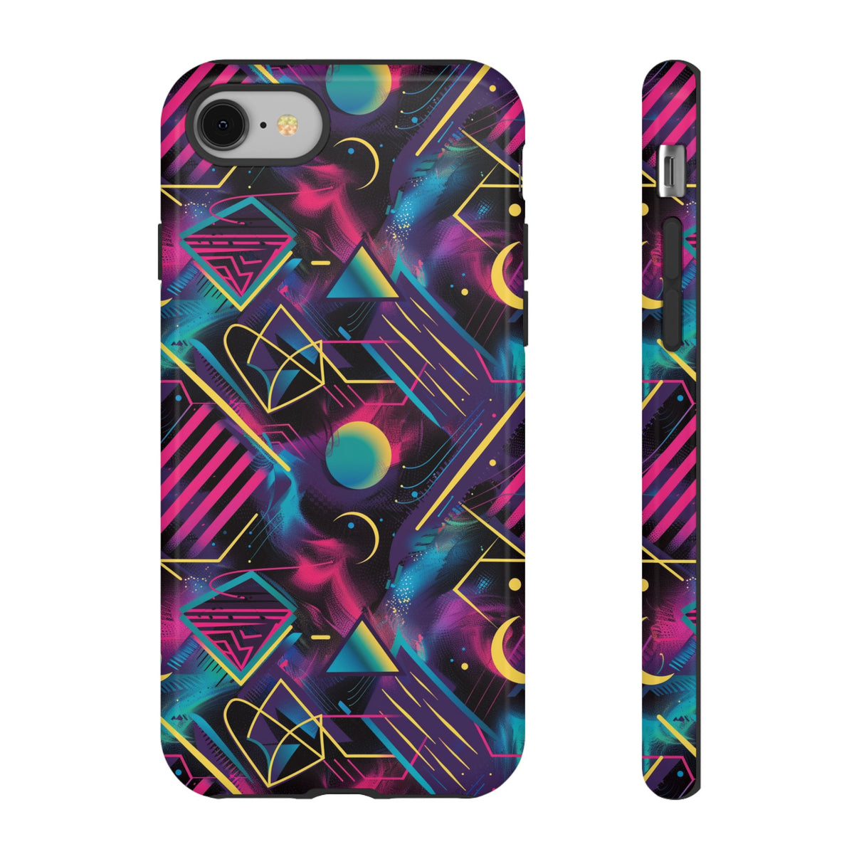 Retro 80s Seamless Phone Case – Vintage Style Meets Modern Protection 076