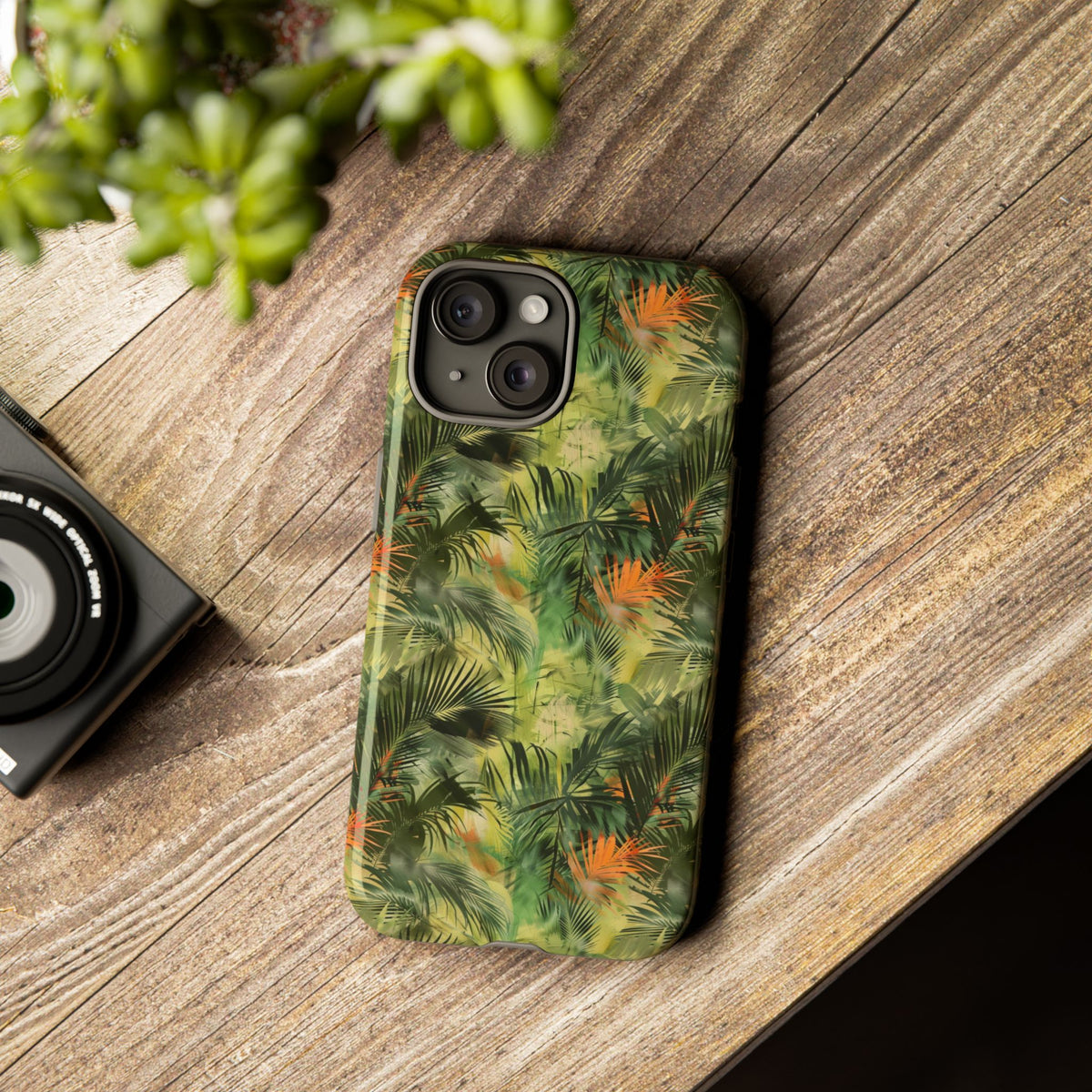 Jungle Pattern Phone Case - Tropical Nature Print for Ultimate Protection