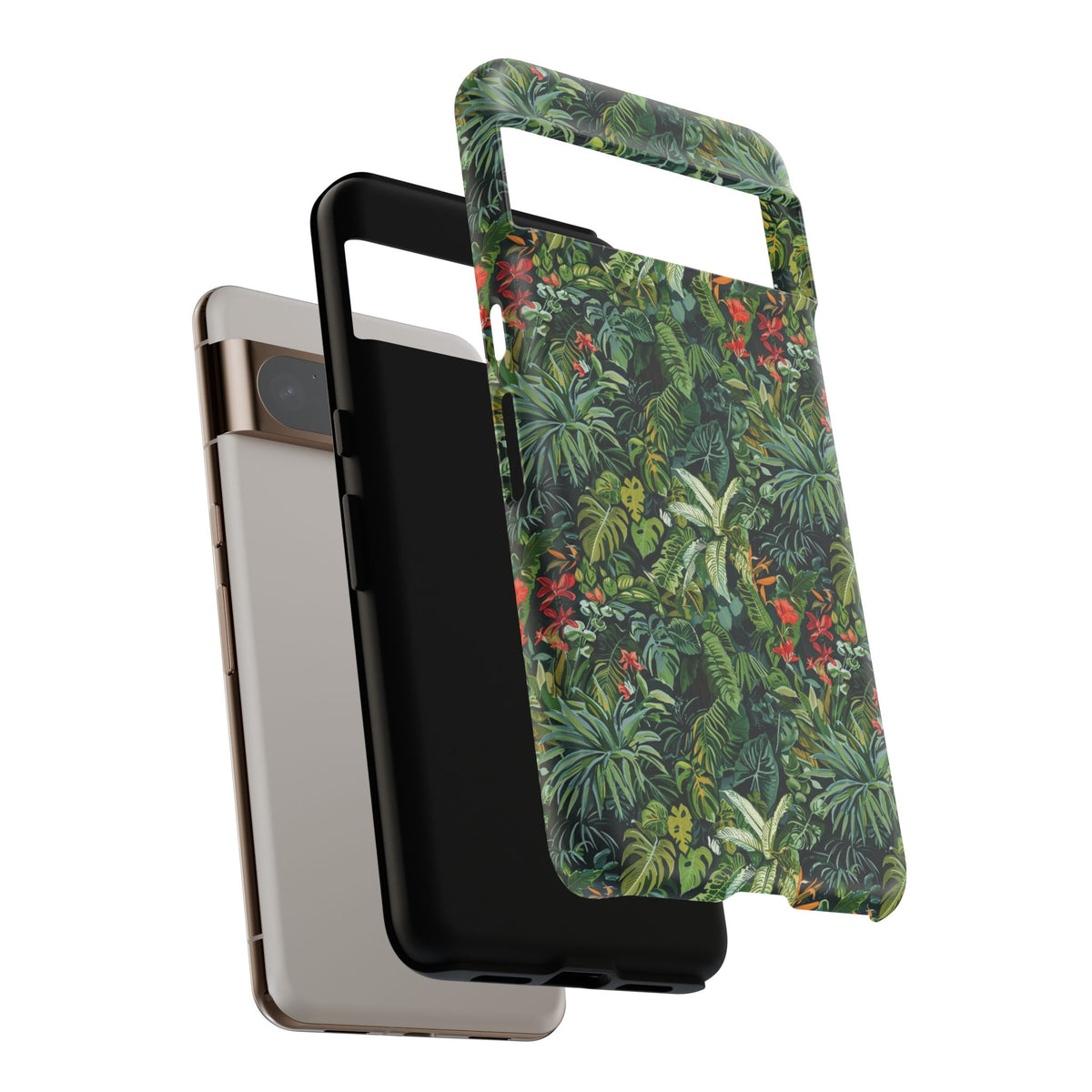 Jungle Pattern Phone Case – Exotic & Lush Design for Your Phone 323