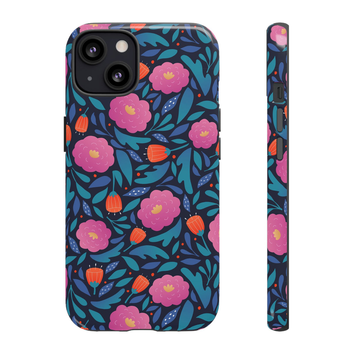 Colorful Little Flower Design Phone Case – Bright and Cheerful Floral Phone Cover 2