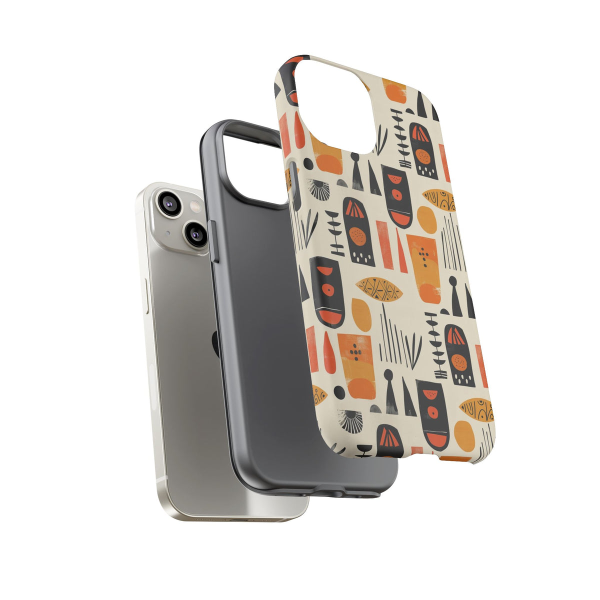 Stylish African Pattern Phone Case – Unique and Vibrant Protection 208