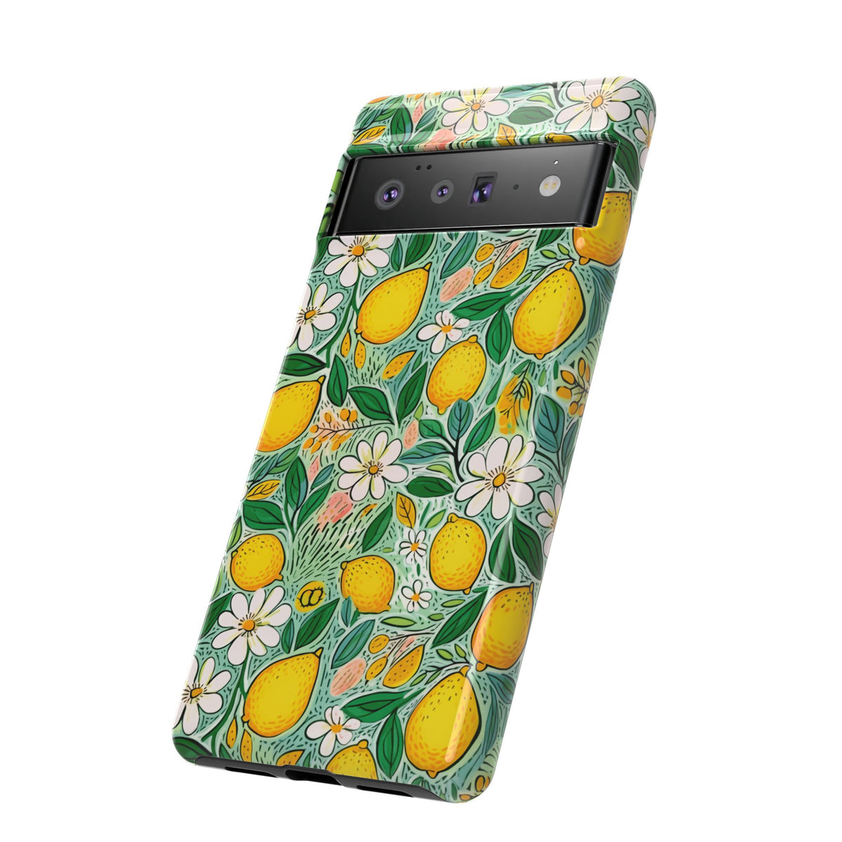 Cute Summer Lemons Phone Case – Refreshing Citrus Design for Your Phone 3