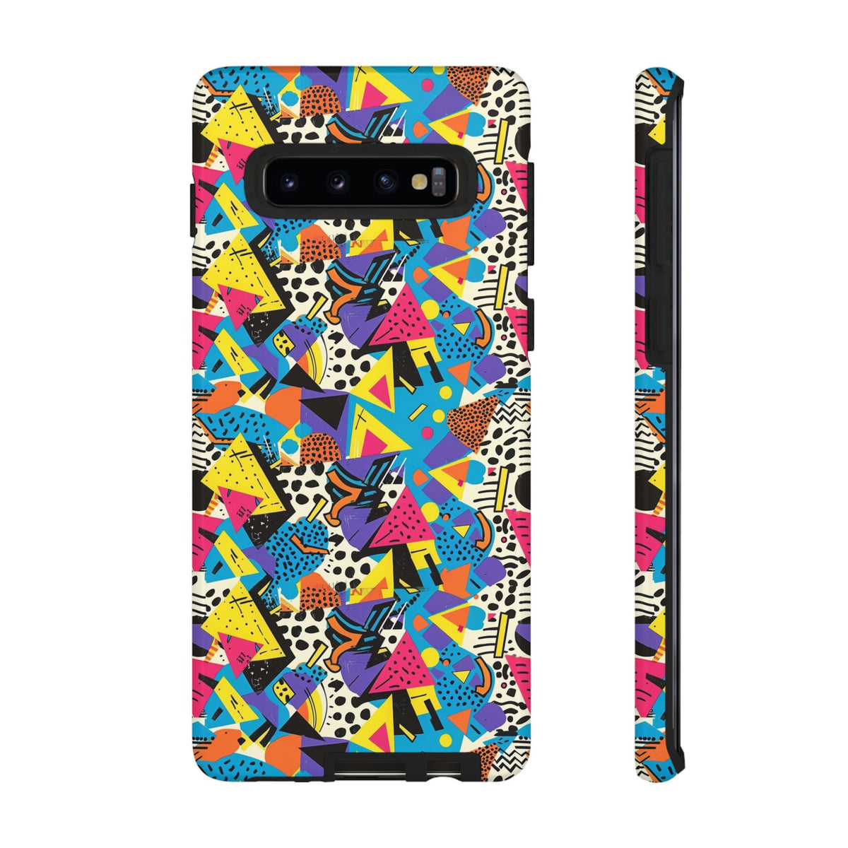 90s Themed Seamless Pattern Phone Case – Embrace Retro Style and Protection 231