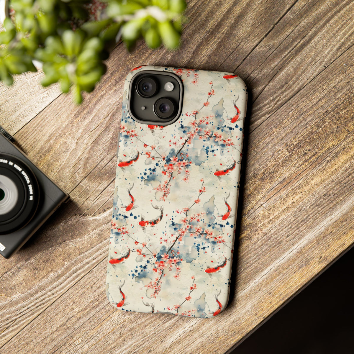 Japanese Pattern Phone Case – Elegant & Timeless Design for Your Phone 073