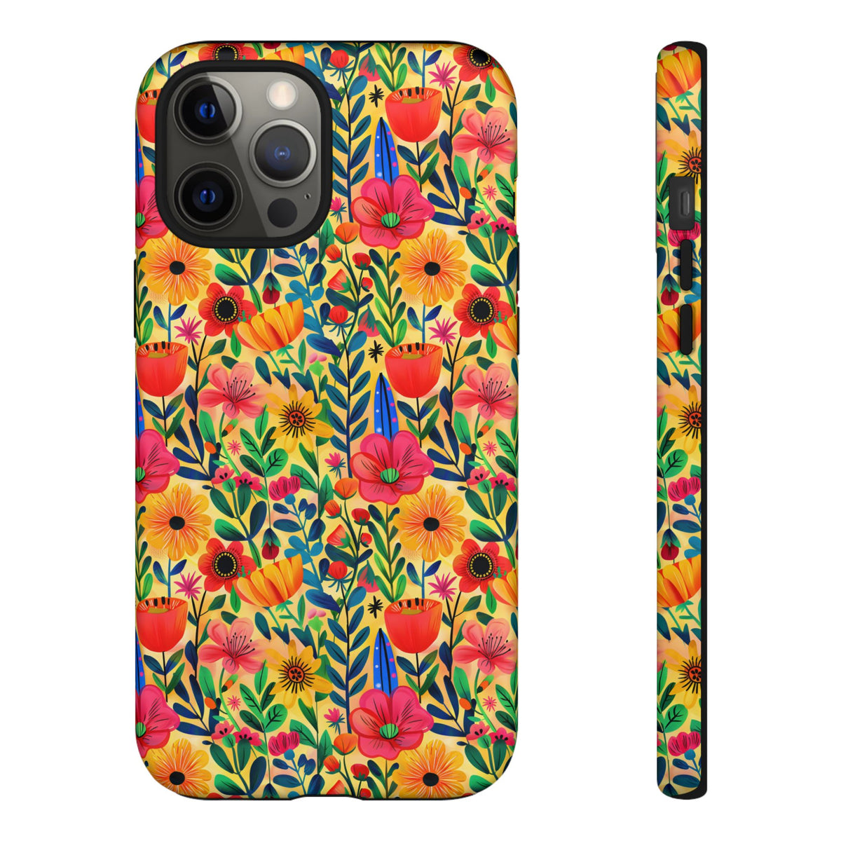 Frida Kahlo's Flower Phone Case – Artistic Elegance for Your Phone 7