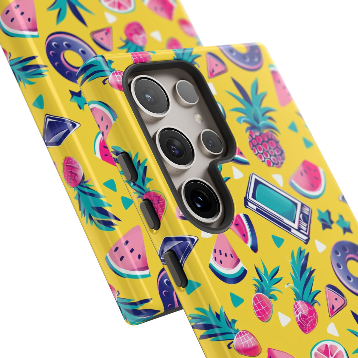 90s Themed Seamless Pattern Phone Case – Embrace Retro Style and Protection 255