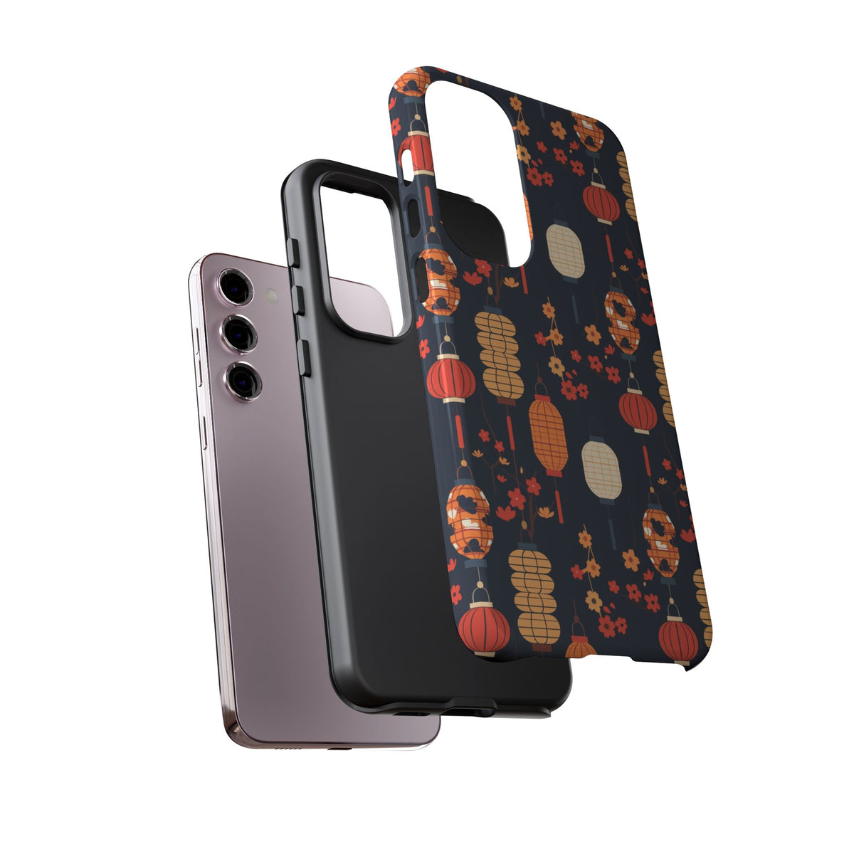 Japanese Pattern Phone Case – Elegant & Timeless Design for Your Phone 027