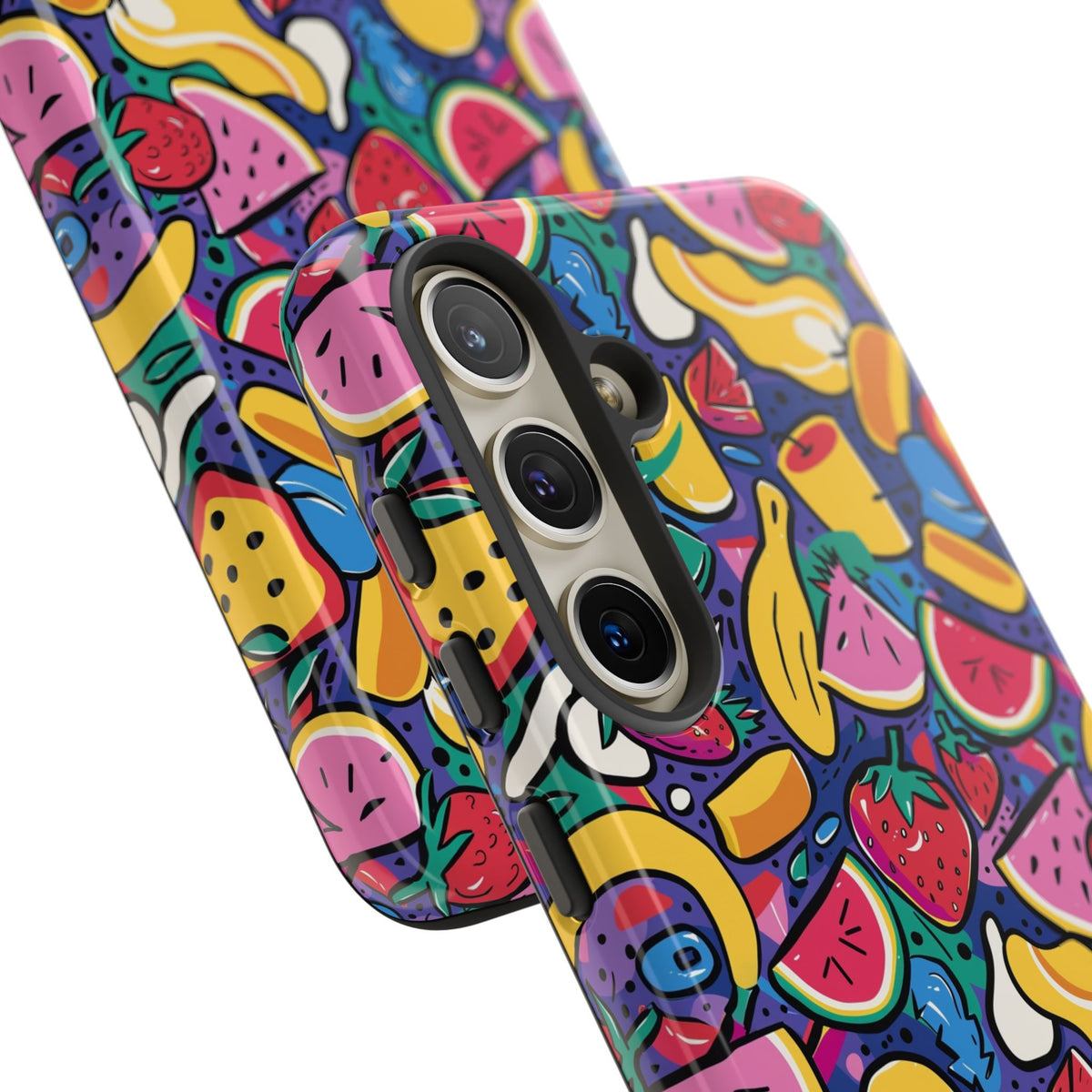 90s Themed Seamless Pattern Phone Case – Embrace Retro Style and Protection 316