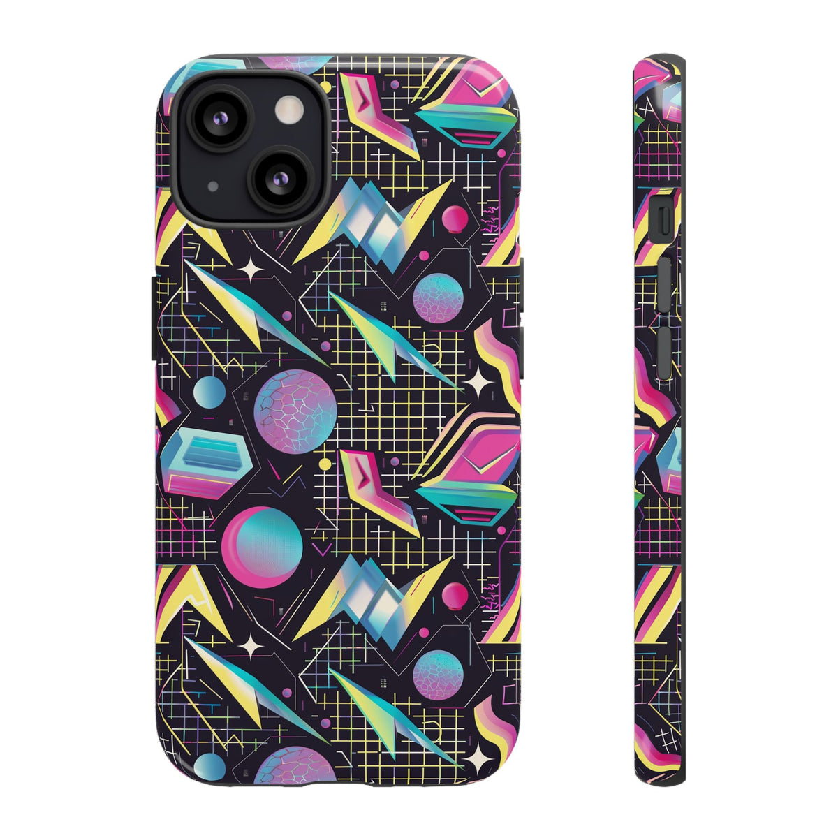 Retro 80s Seamless Phone Case – Vintage Style Meets Modern Protection 086