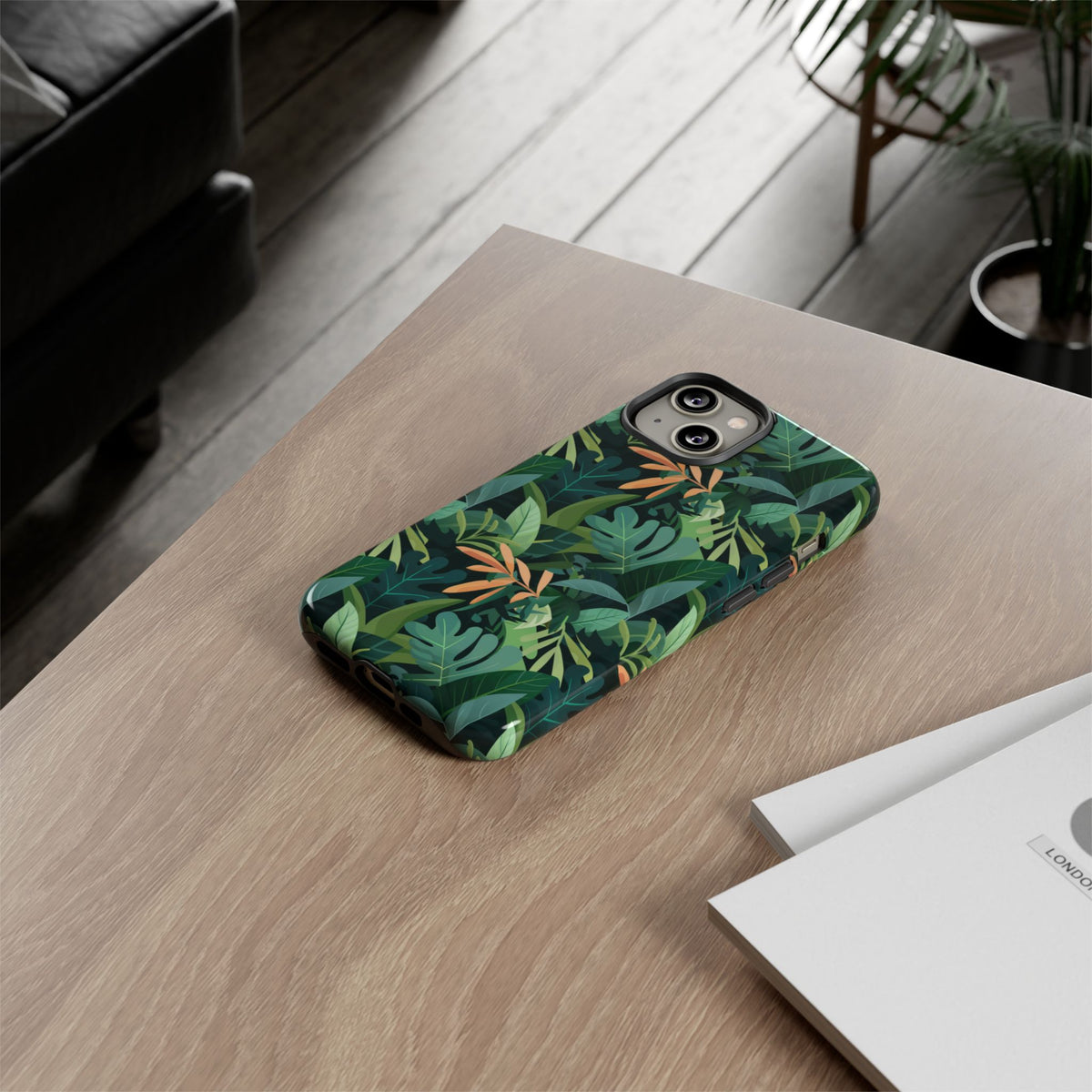 Jungle Pattern Phone Case – Exotic & Lush Design for Your Phone 341