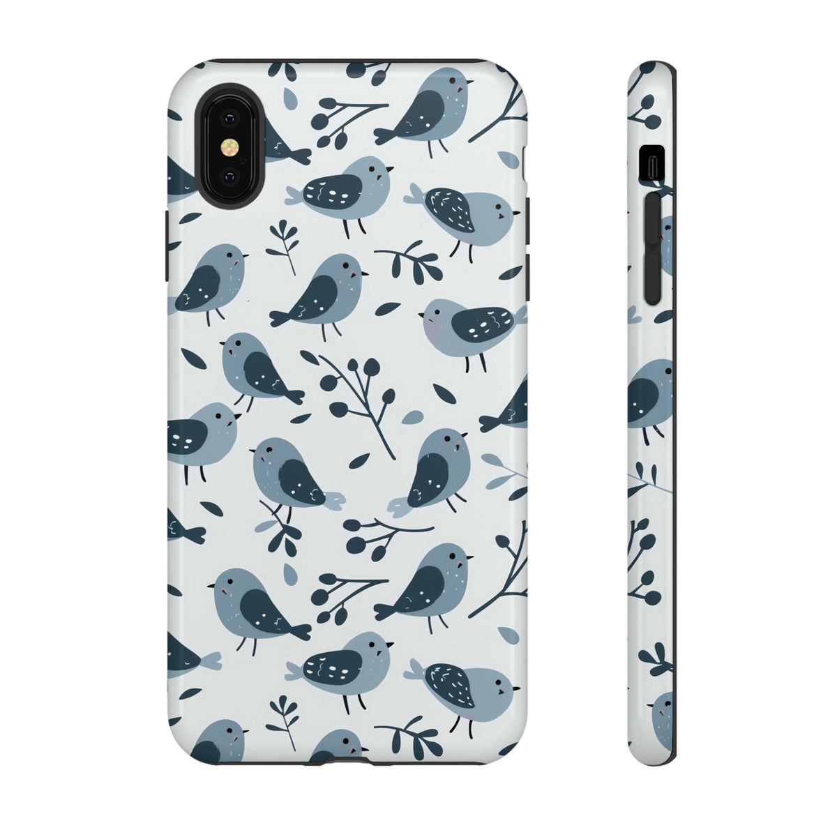 Birds Seamless Pattern Phone Case – Elegant and Timeless Avian Design 10