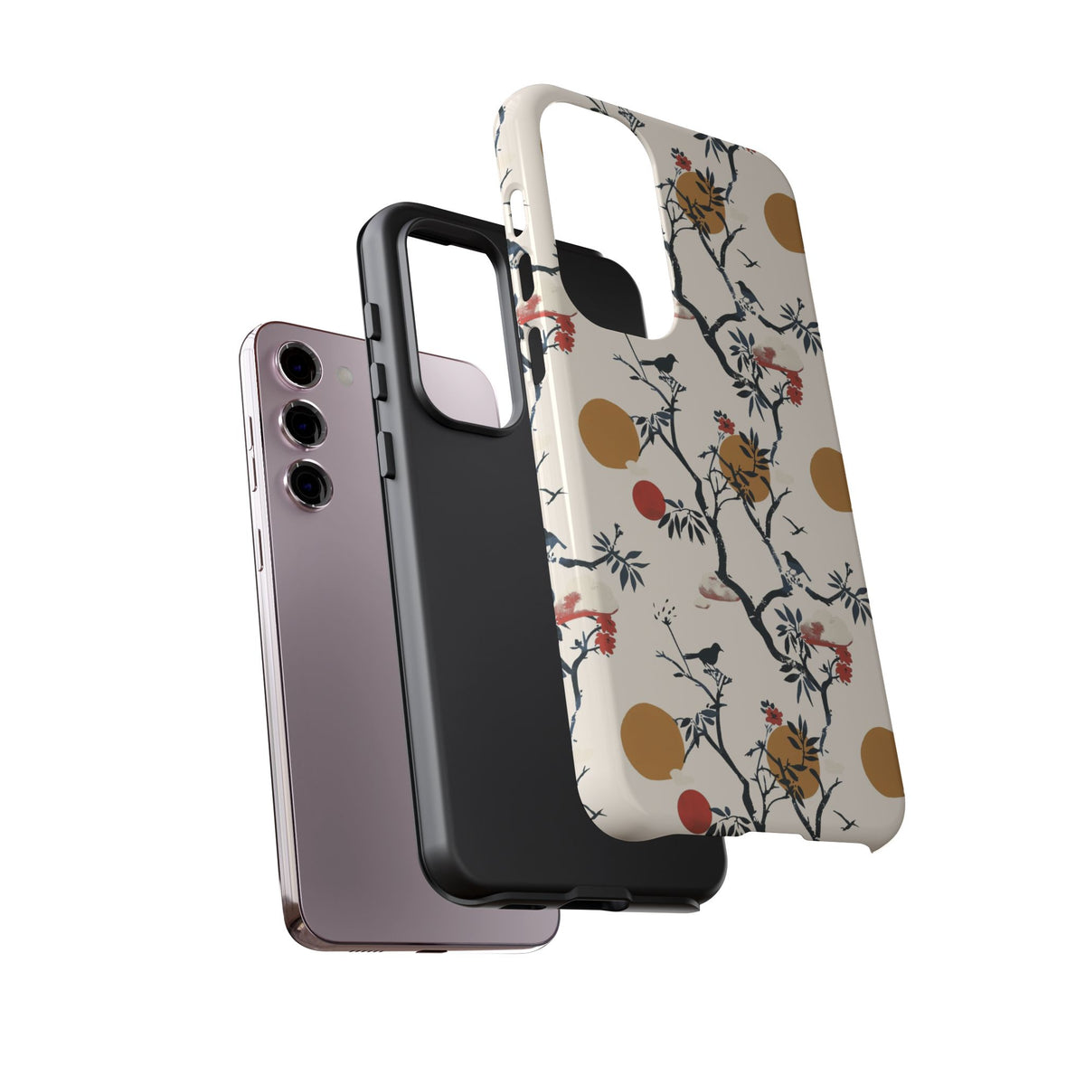 Japanese Pattern Phone Case – Elegant & Timeless Design for Your Phone 054