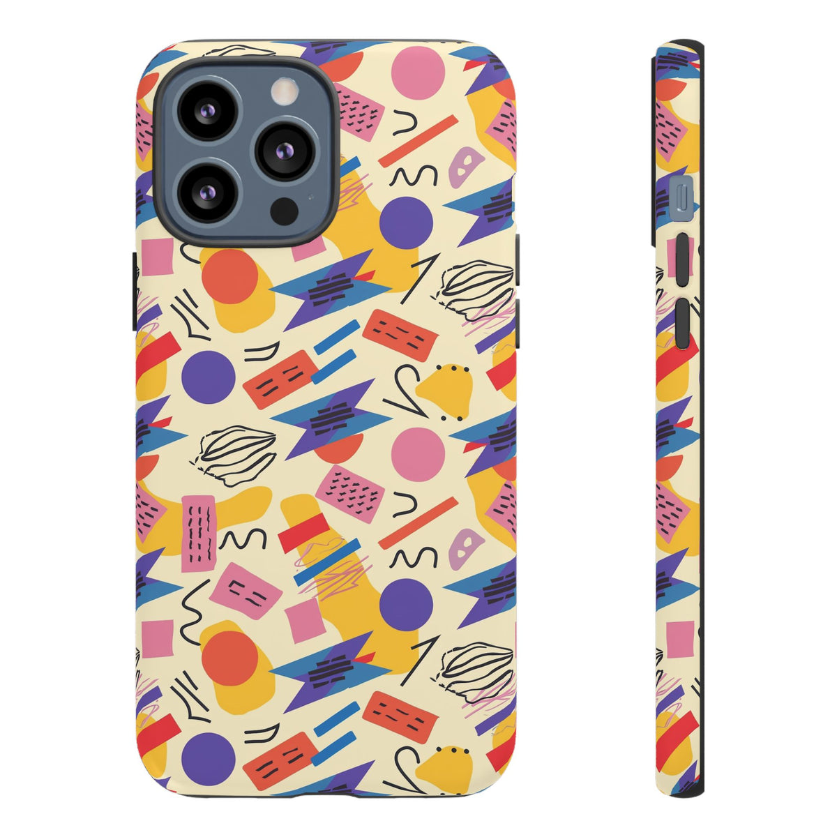 90s Themed Seamless Pattern Phone Case – Embrace Retro Style and Protection 270