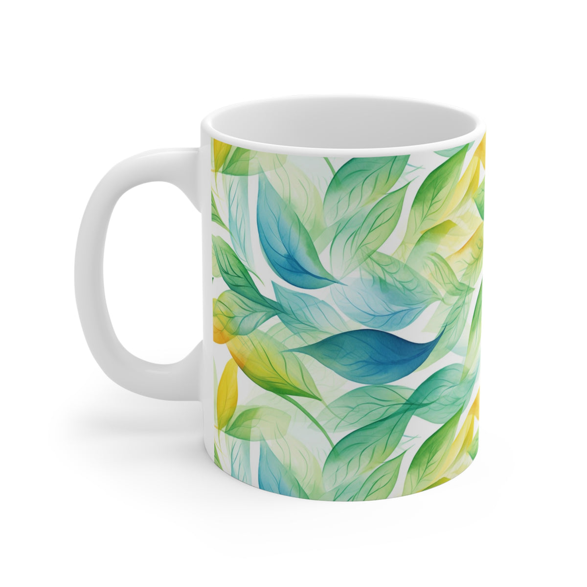 Various Watercolor Design All Over Coffee Mug – Unique Artistic Ceramic Coffee Cup 499