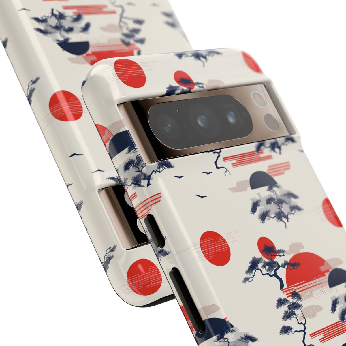 Japanese Pattern Phone Case – Elegant & Timeless Design for Your Phone 047