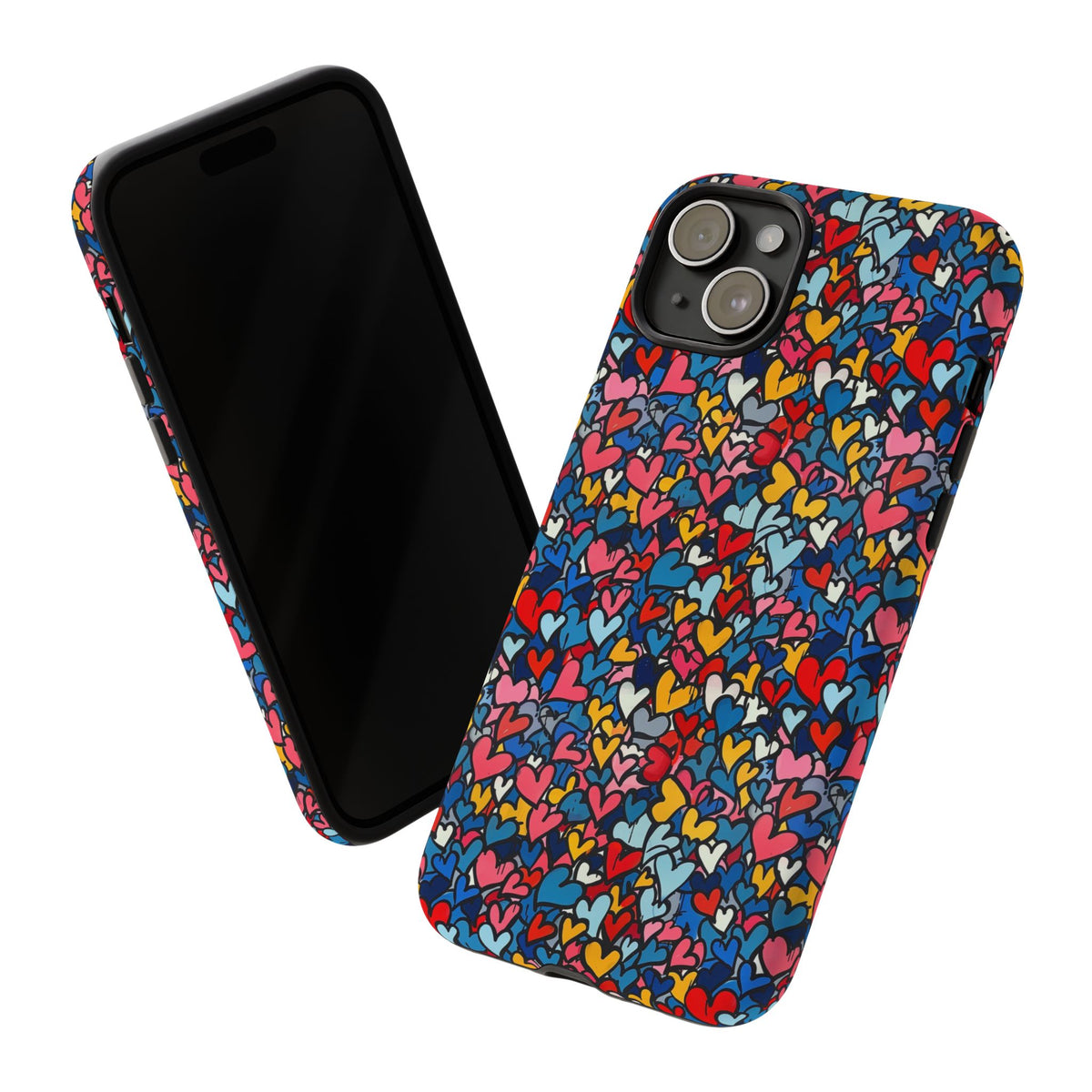 Heart Pattern Phone Case – Stylish & Loving Design for Your Device 820