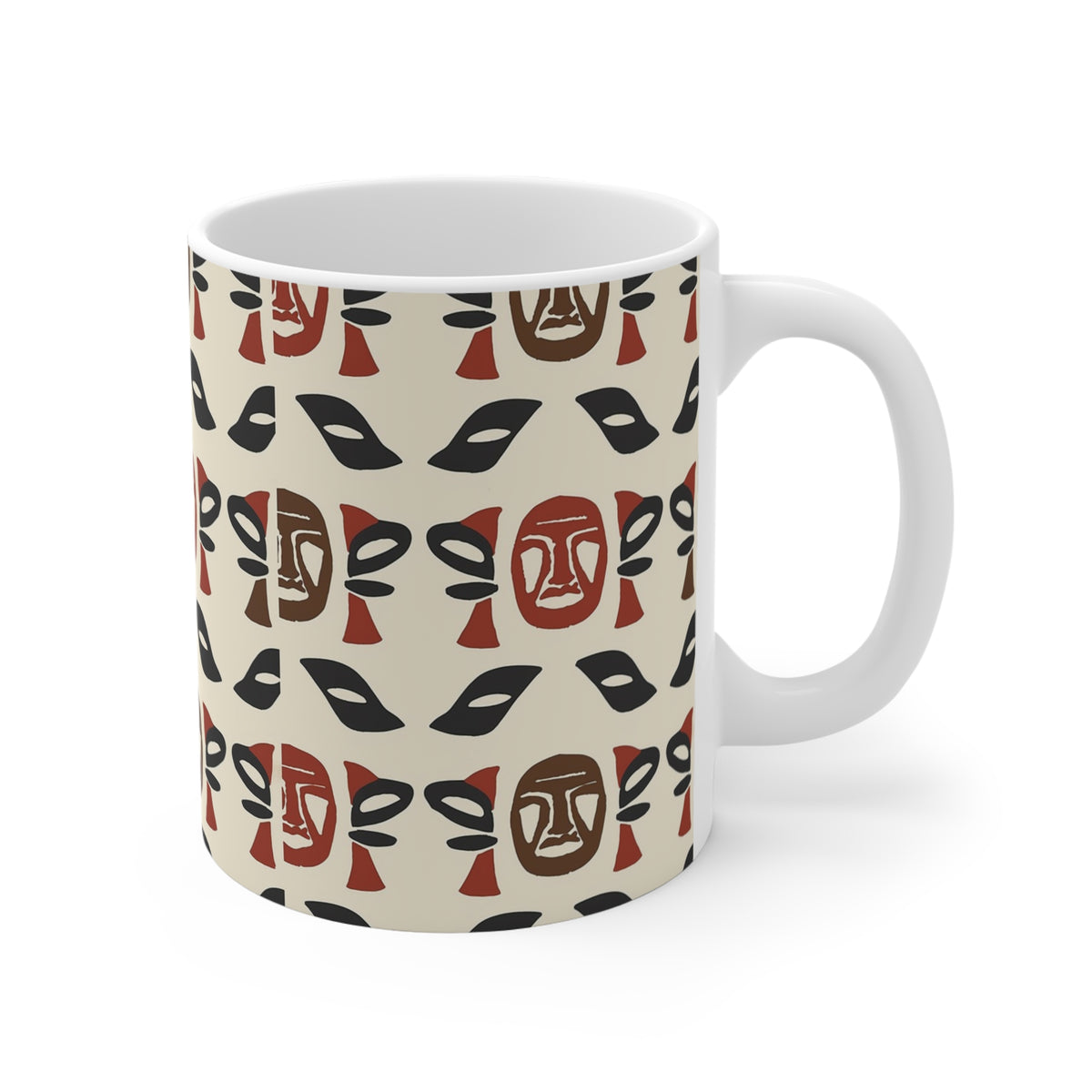 All-Over African Pattern Coffee Mug 651