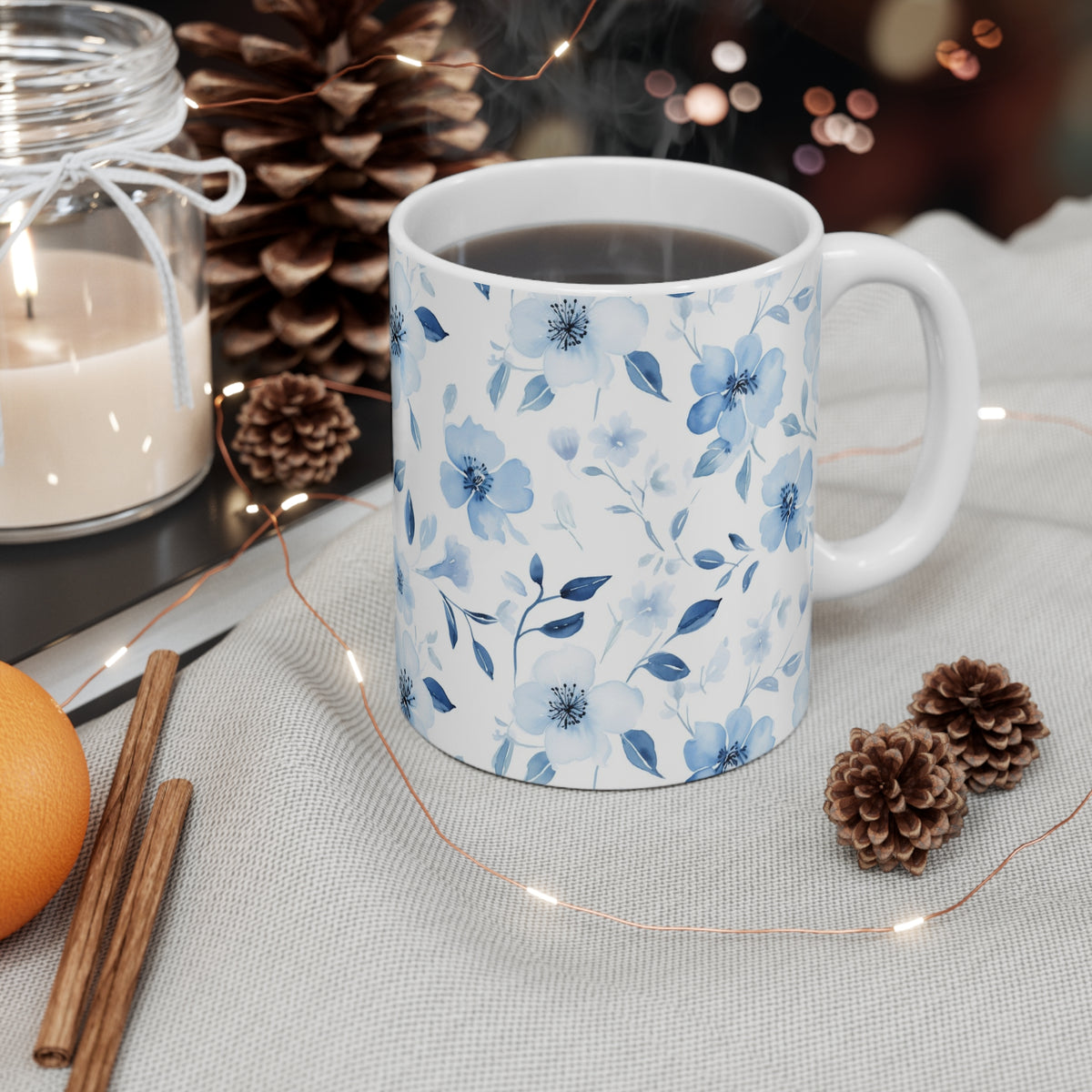 Various Watercolor Design All Over Coffee Mug – Unique Artistic Ceramic Coffee Cup 910