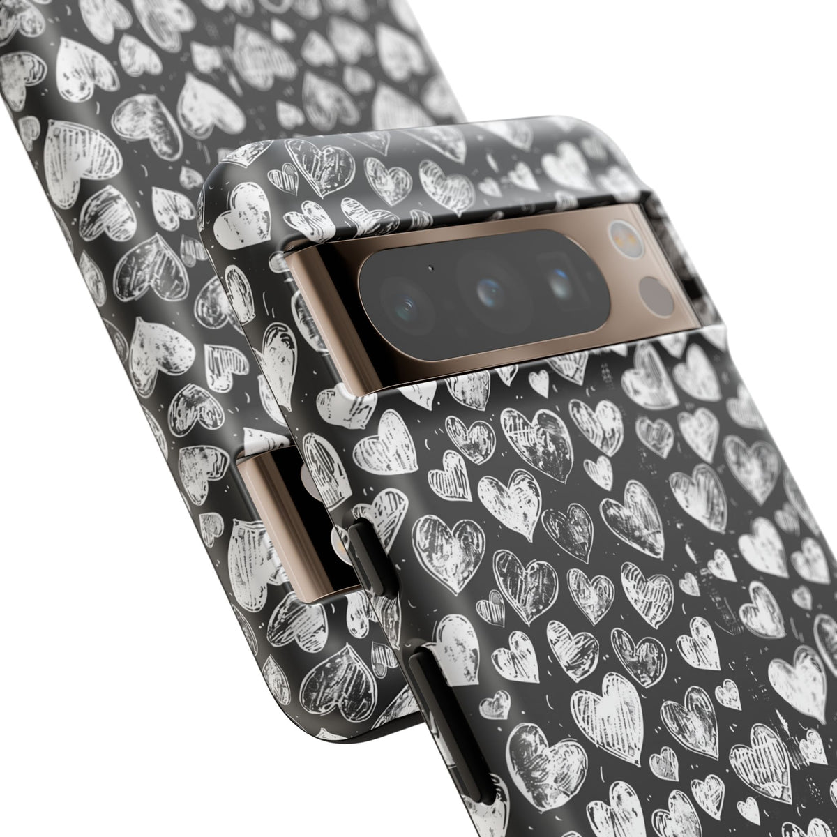 Heart Pattern Phone Case – Stylish & Loving Design for Your Device 815