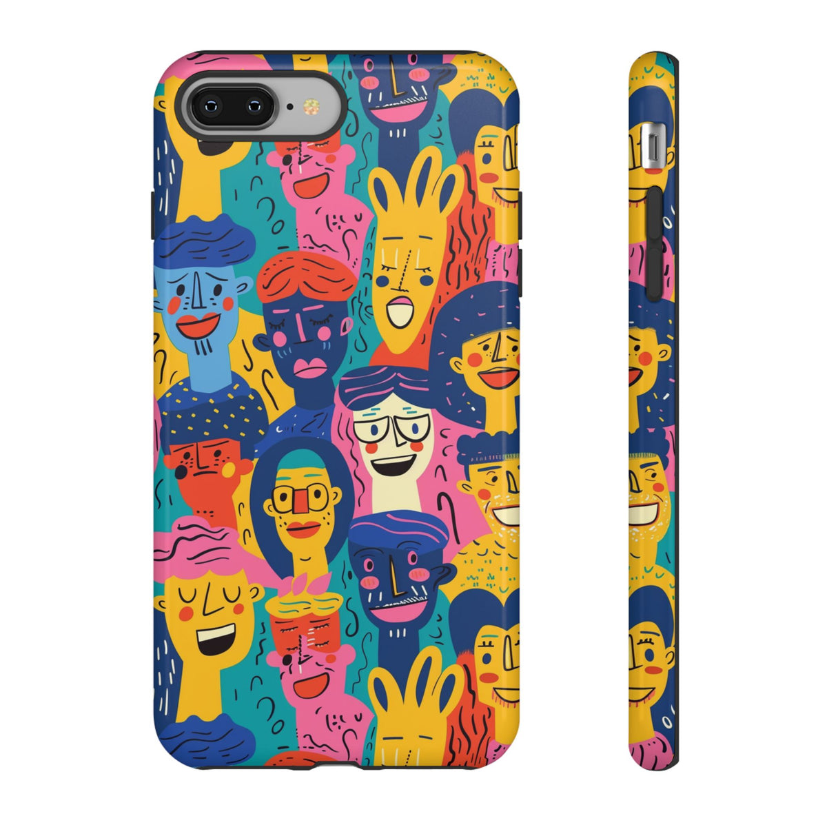 Happy Faces Phone Case – Joyful and Cheerful Design for a Bright Look 6